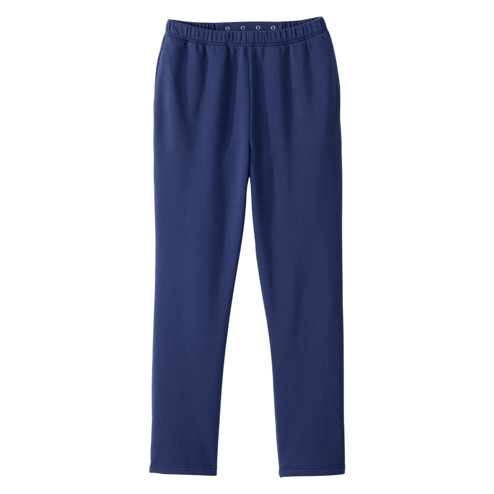Silverts Men's Open Back Fleece Pant, Navy