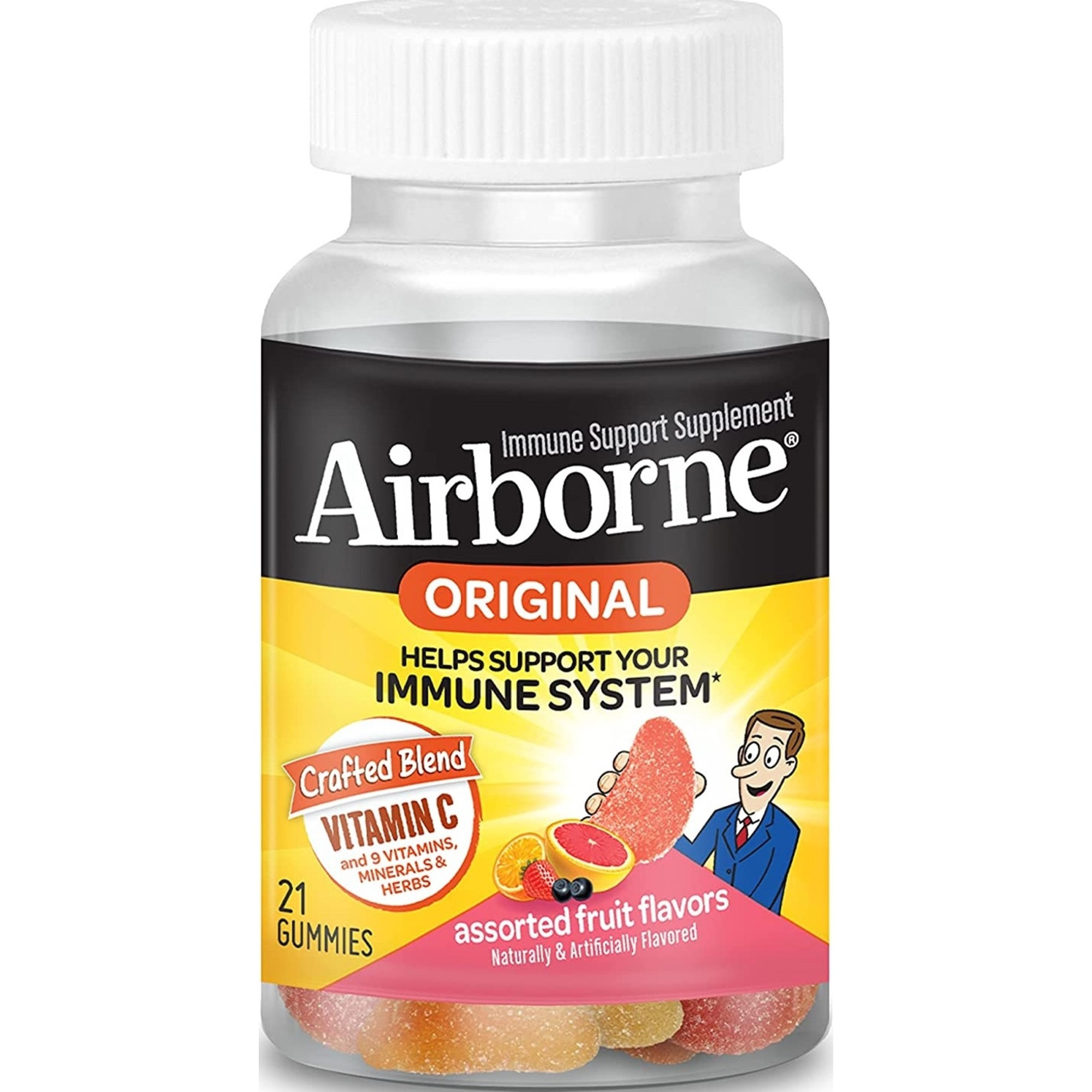 Airborne Immune Support Gummies With Vitamin C