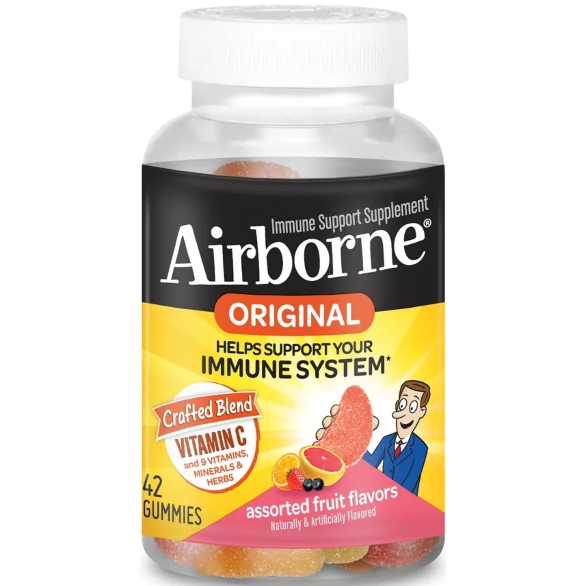 Airborne Immune Support Gummies With Vitamin C