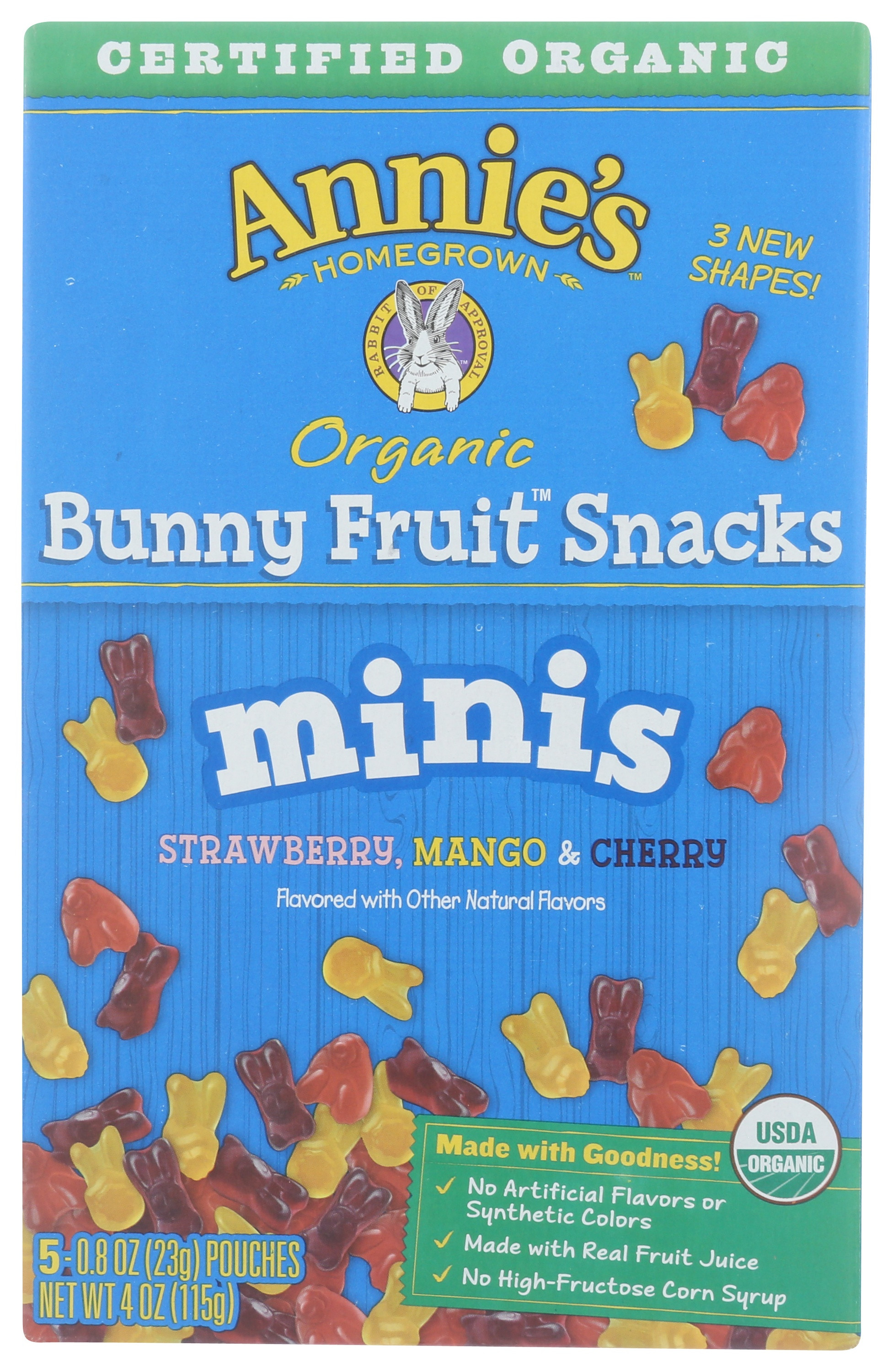 Annie's Organic Minis Bunny Fruit Snacks