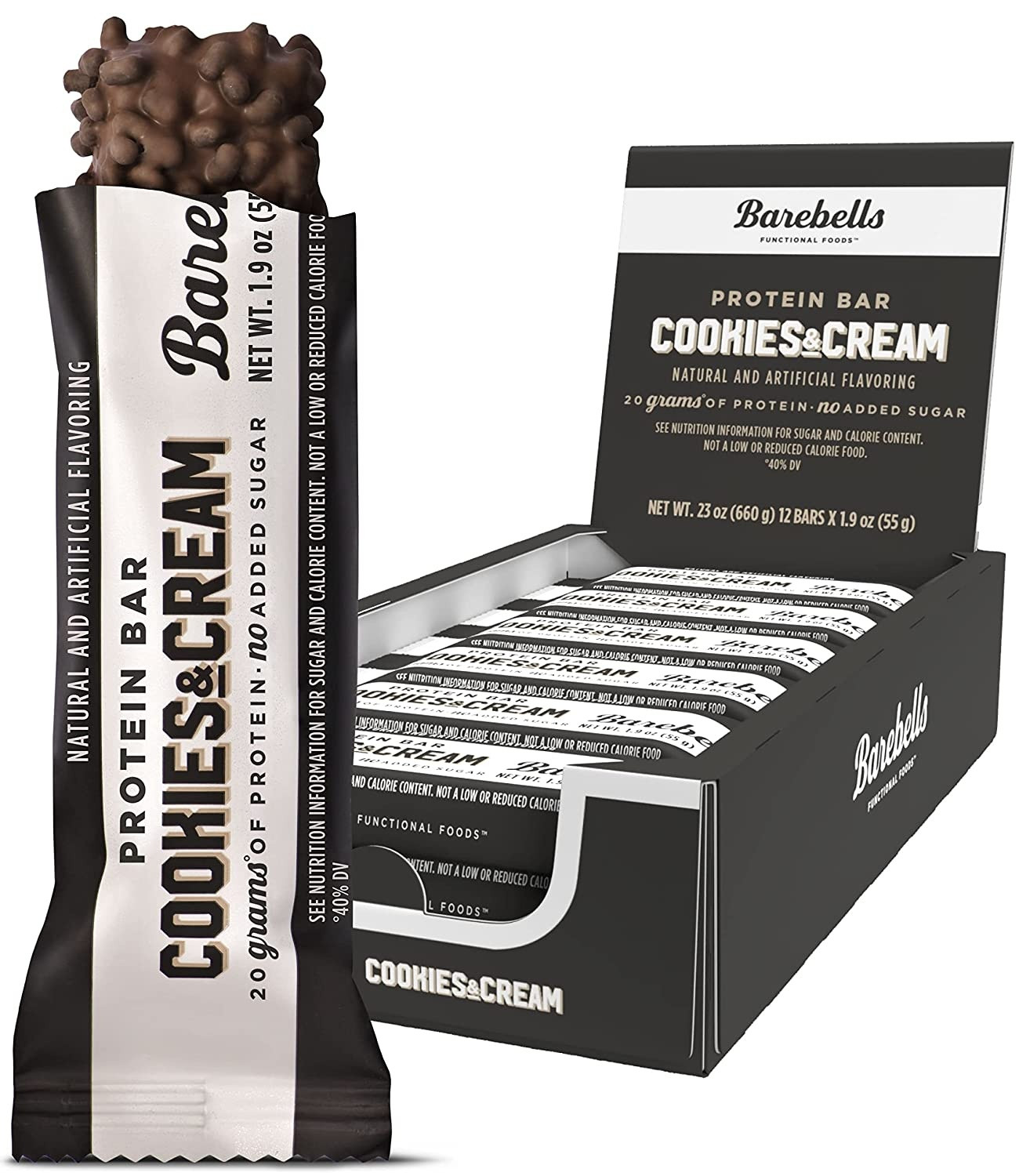 Barebells Cookies & Cream Nutrition Bars