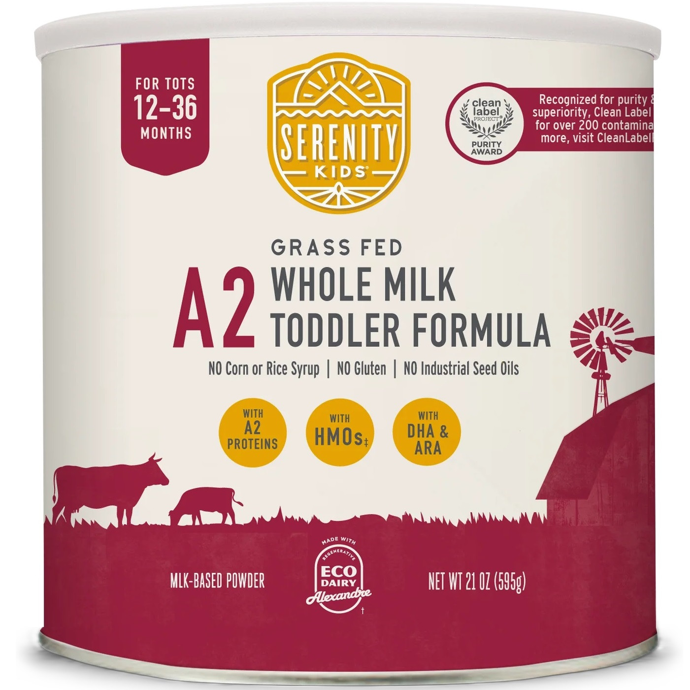 Serenity Kids A2 Whole Milk Toddler Formula