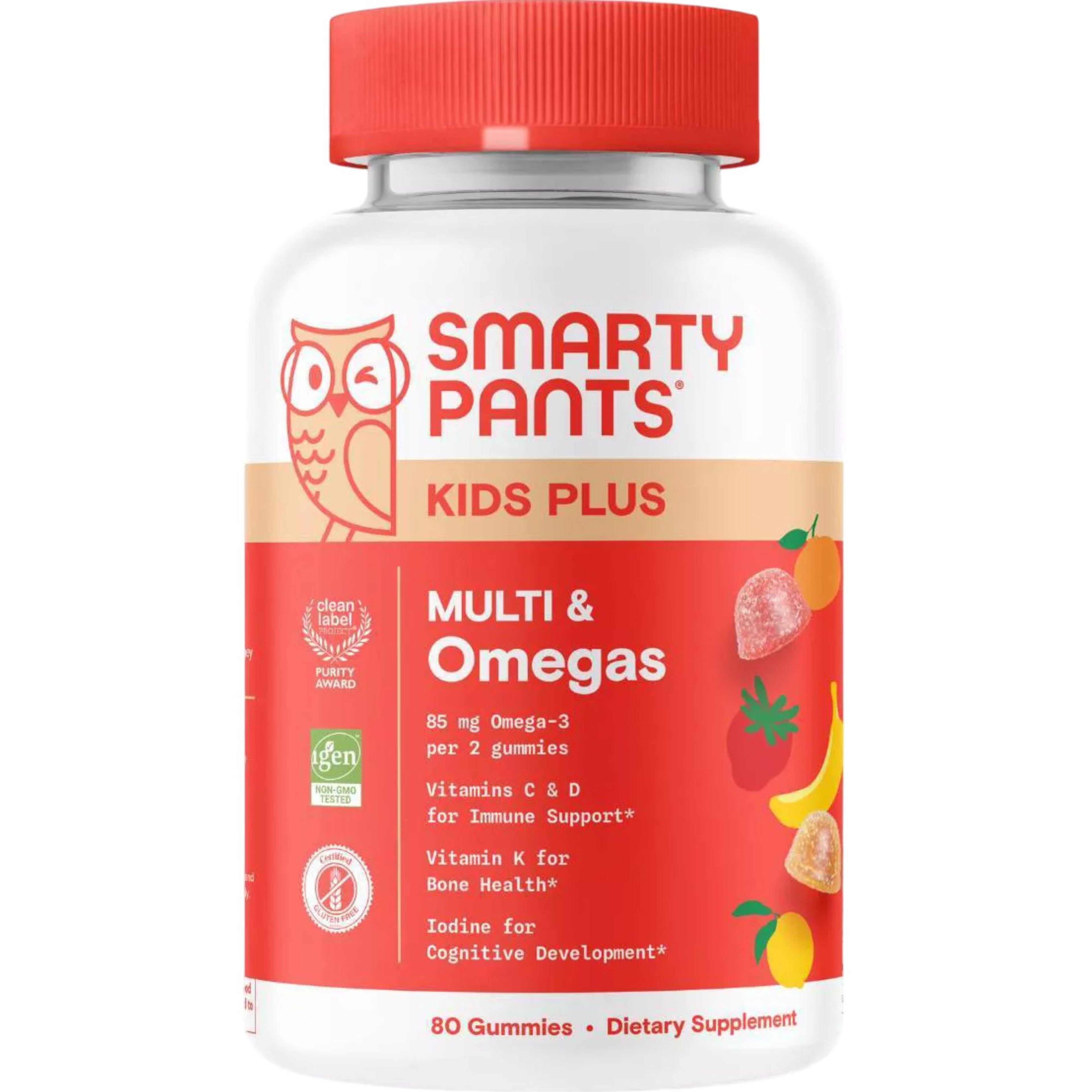Smartypants Kid's Plus Multi & Omegas Gummy Vitamin 