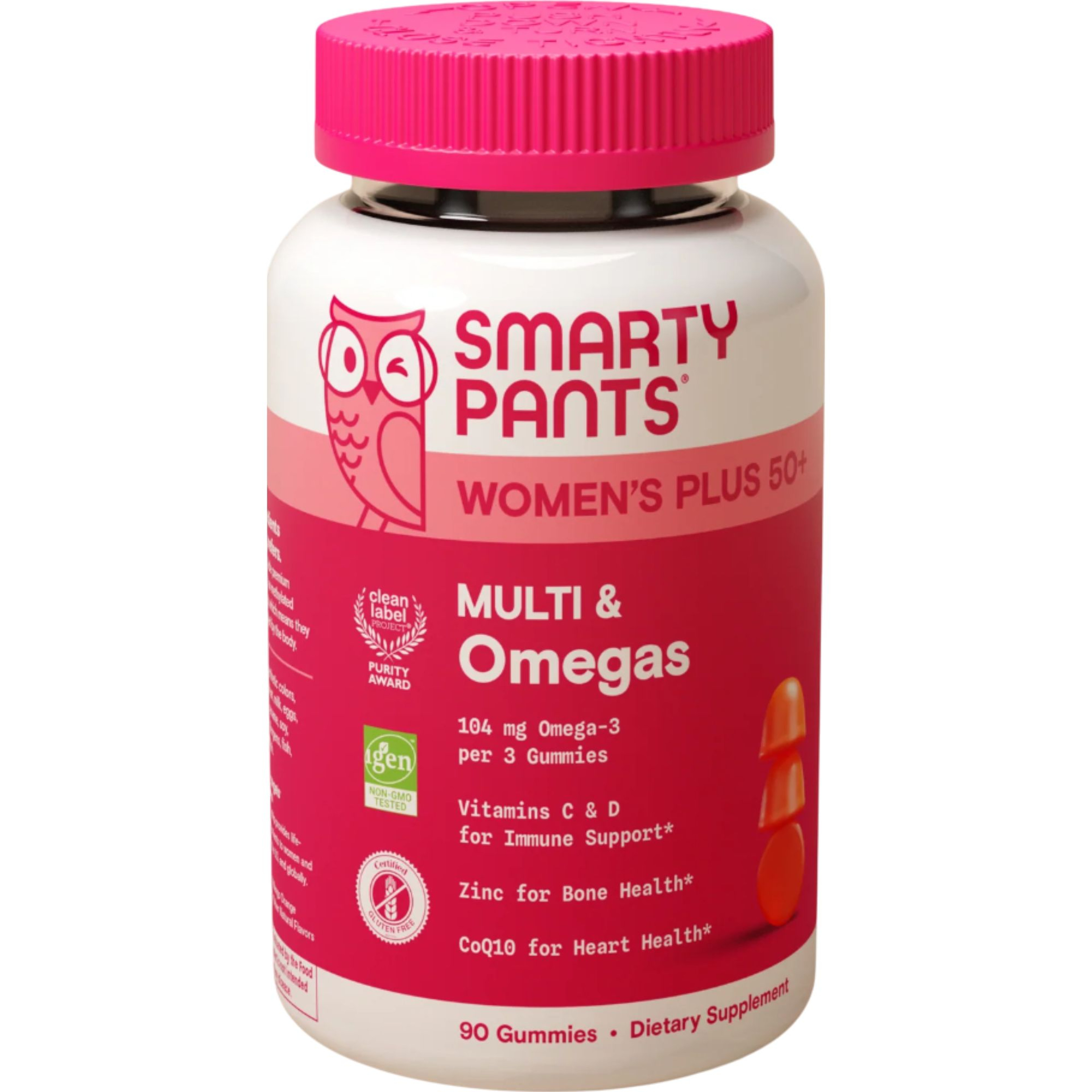 SmartyPants Women's Plus 50+ Multi & Omegas Gummy Multivitamin