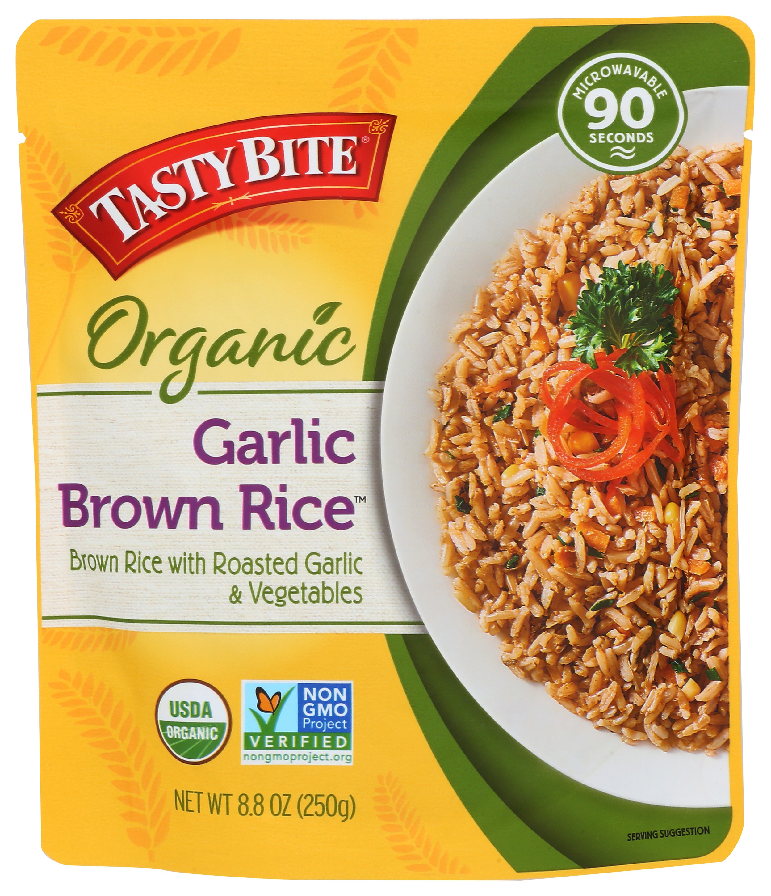 Tasty Bite Garlic Brown Rice