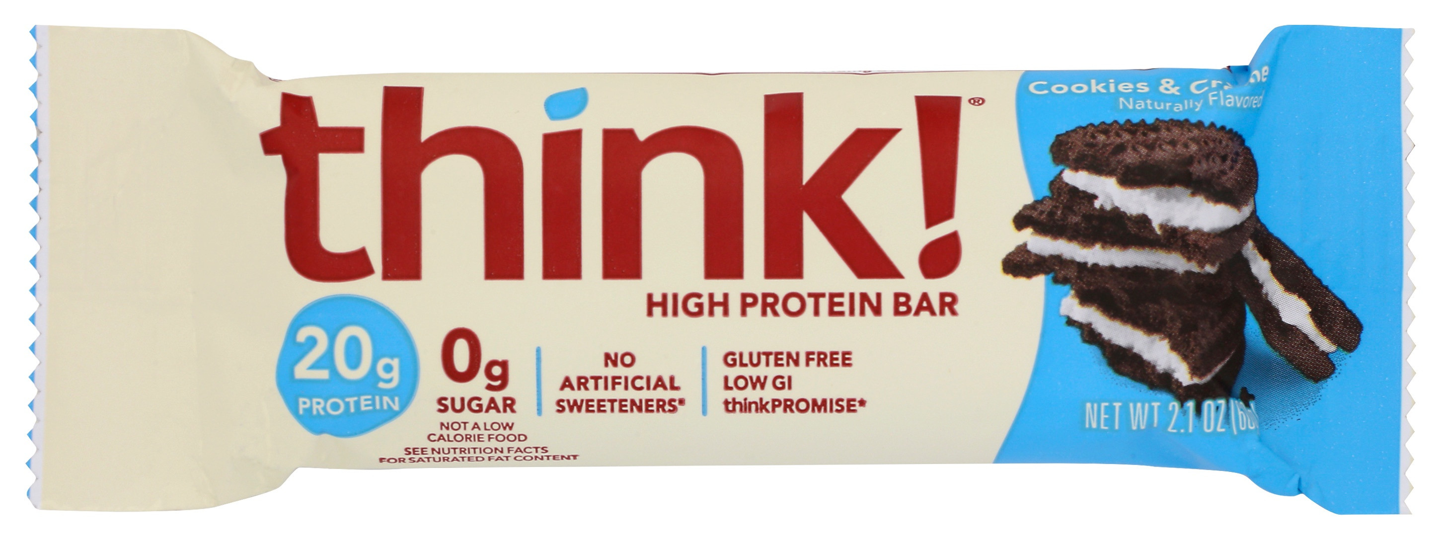 think! High Protein Cookies and Creme Bars