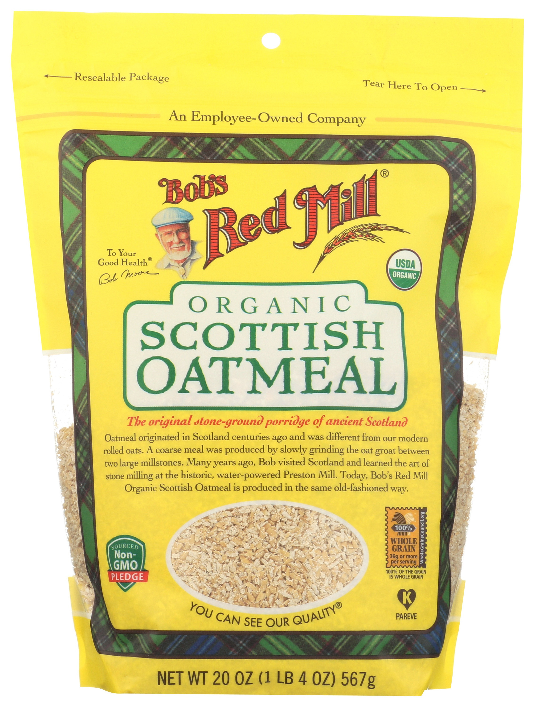 Bob's Red Mill Organic Scottish Oatmeal