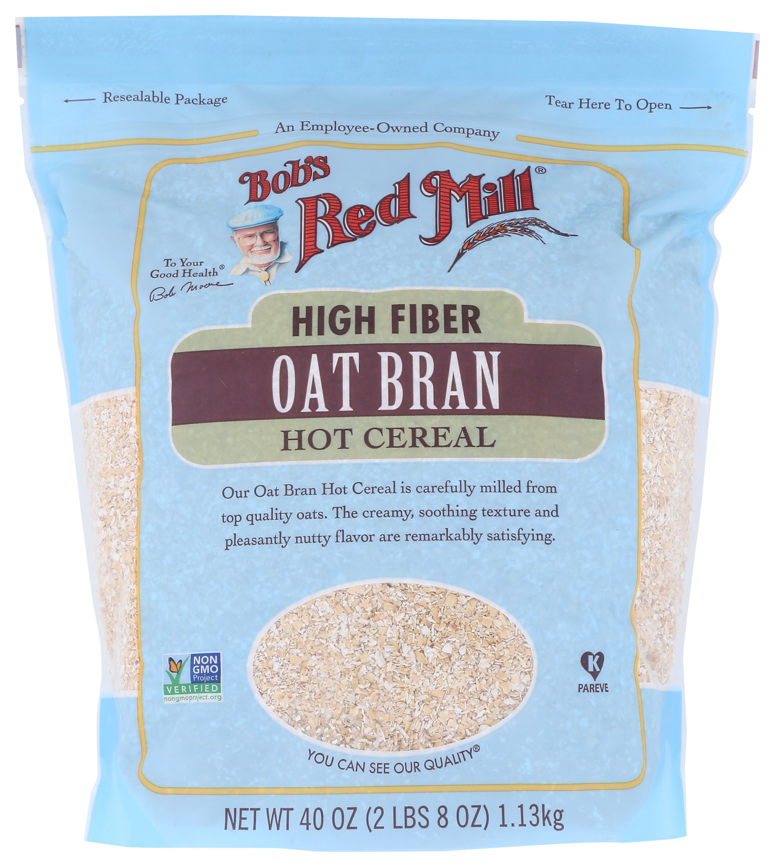 Bob's Red Mill High Fiber Oat Bran Hot Cereal