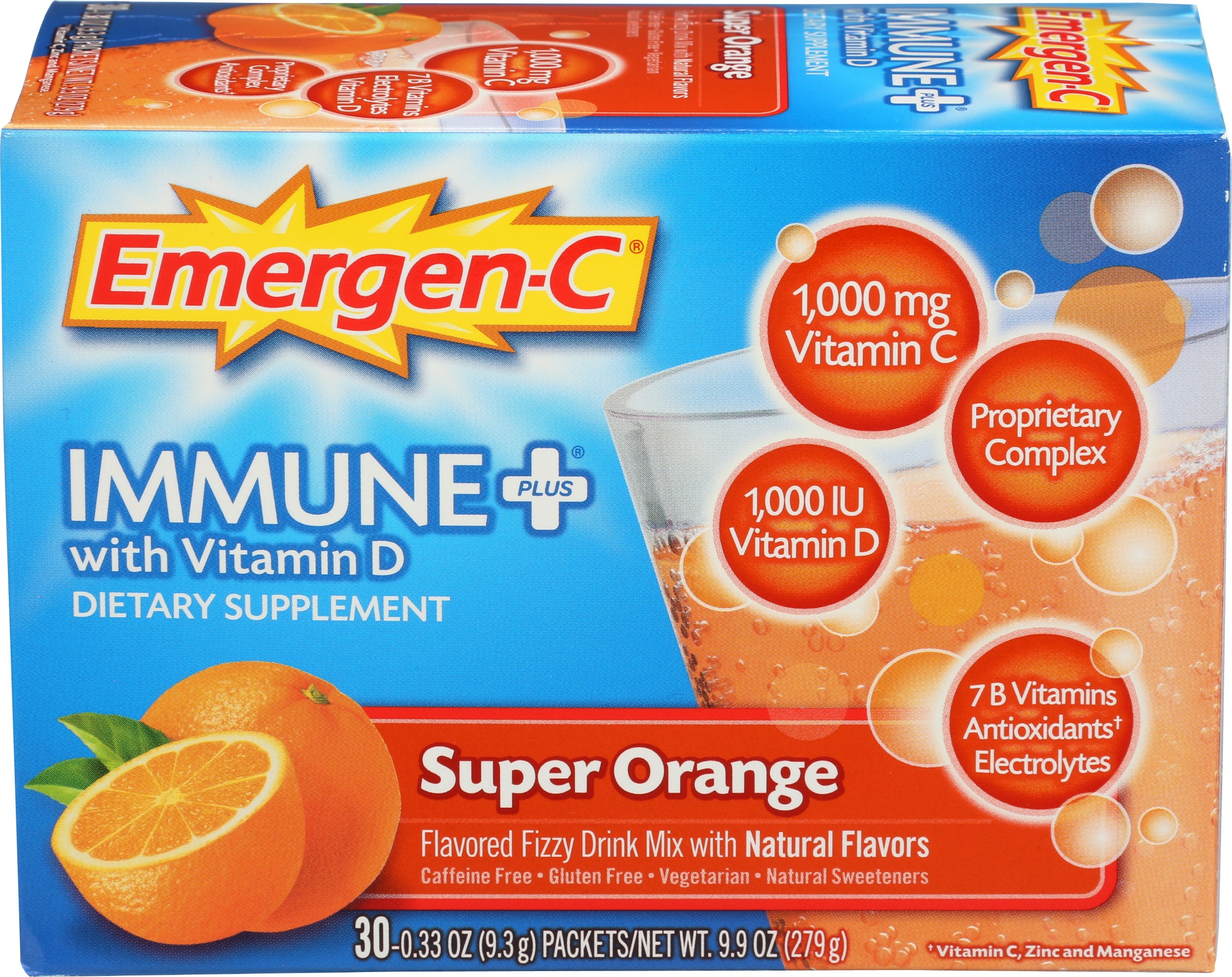 Emergen-C Daily Immune Plus with Vitamin D