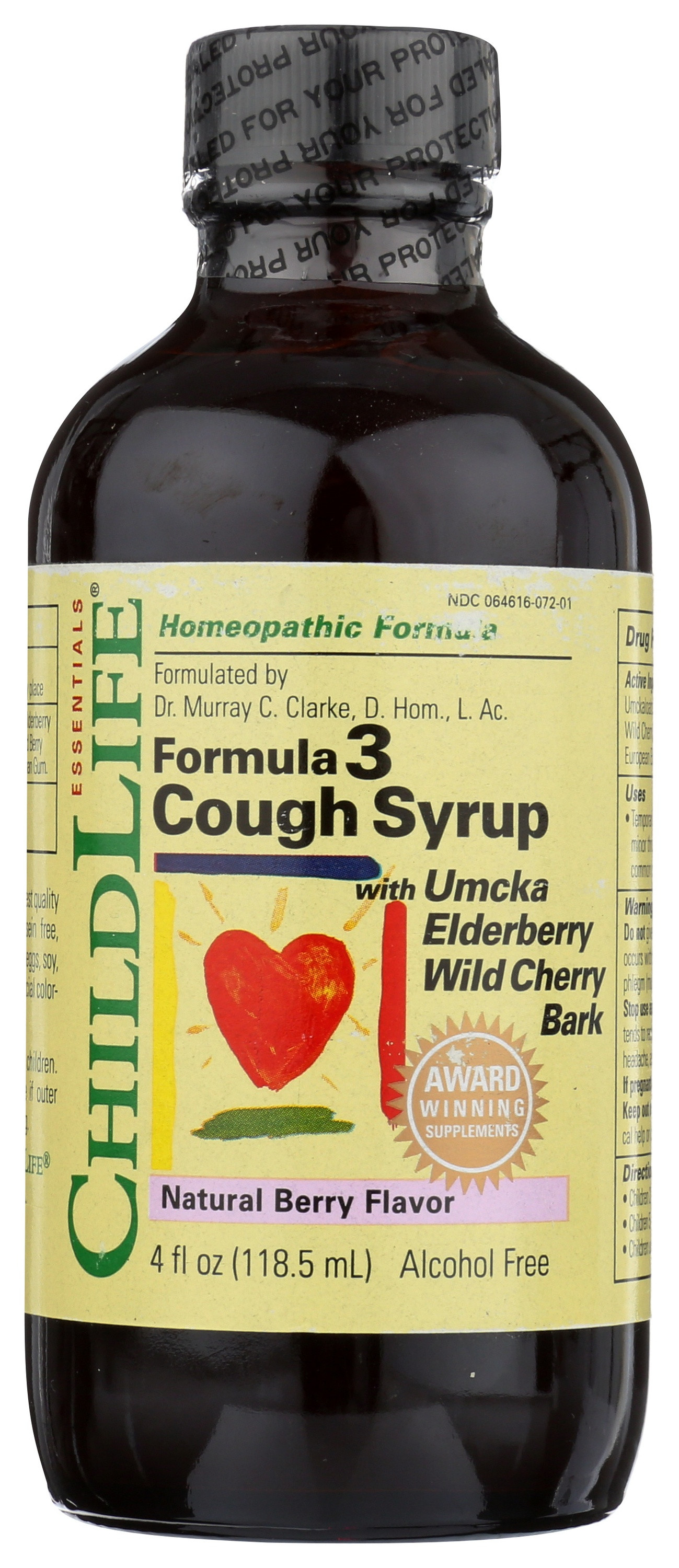 Childlife Essentials Formula 3 Cough Syrup