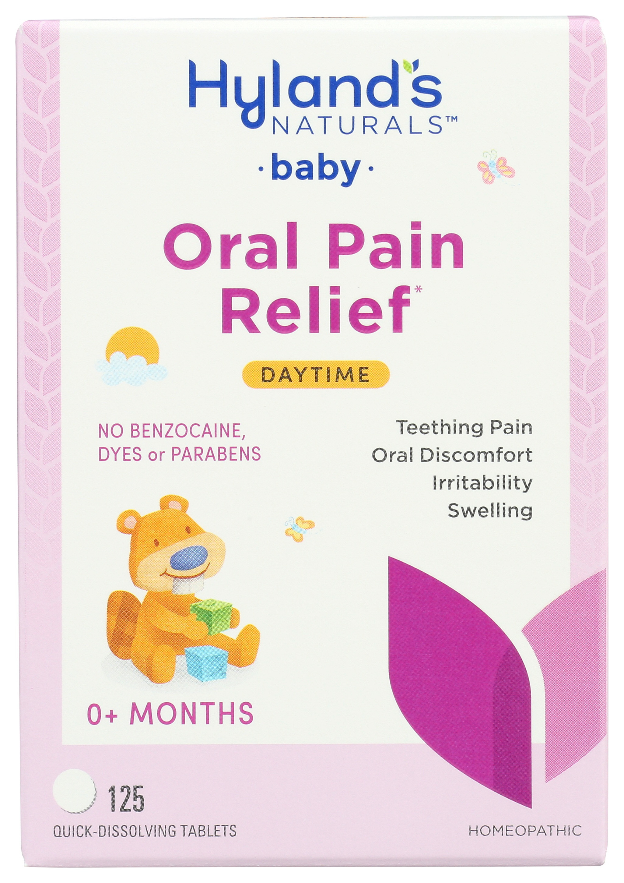 Hylands Baby Daytime Oral Pain Relief Tablets