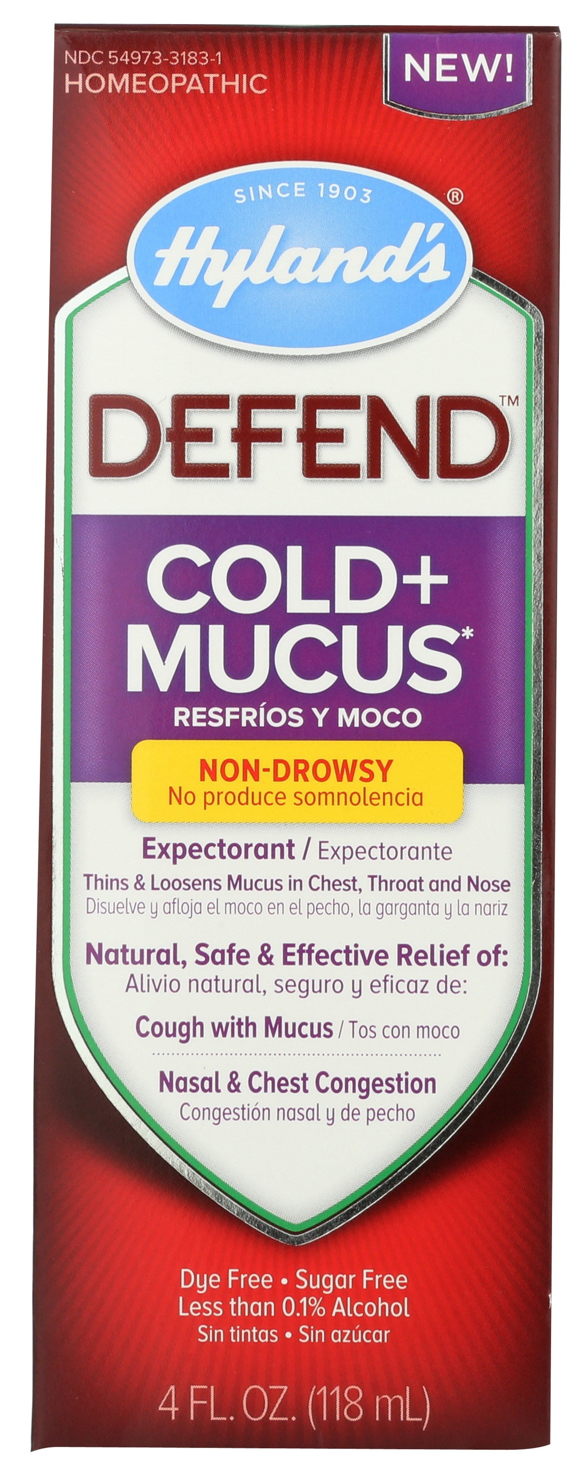 Hylands Defend Cold and Mucus Syrup