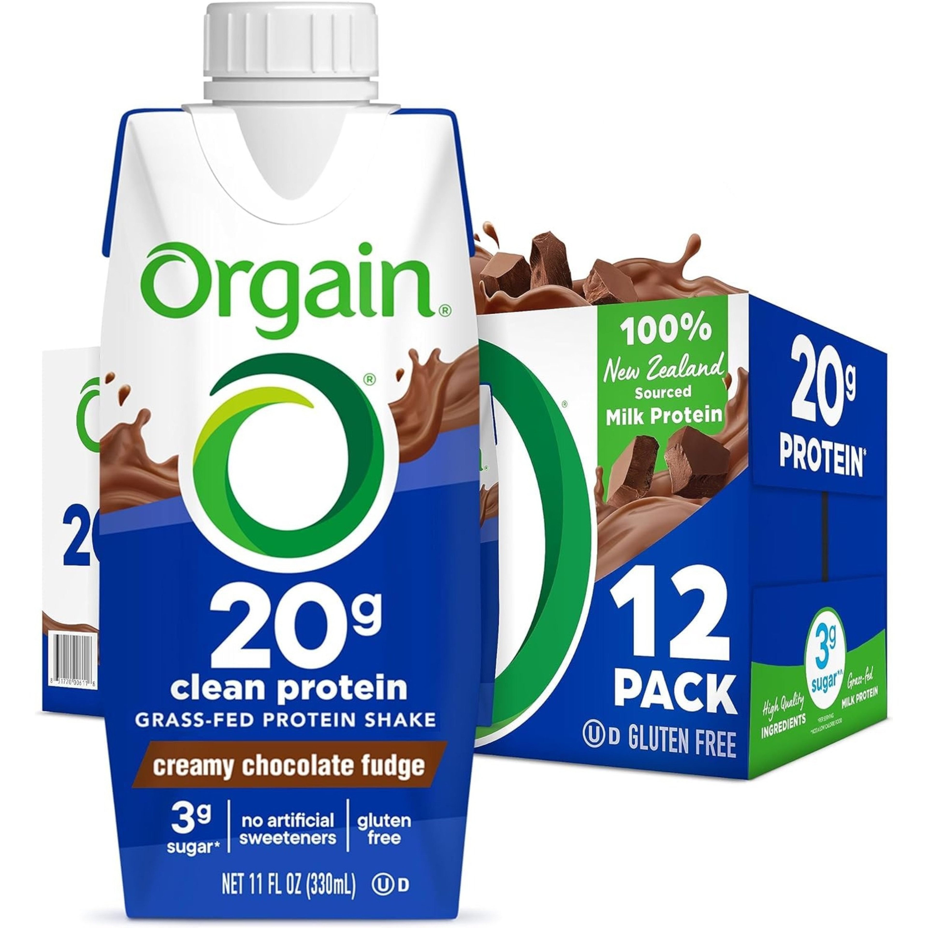 Orgain Organic Clean Protein Grass-Fed Protein Shakes