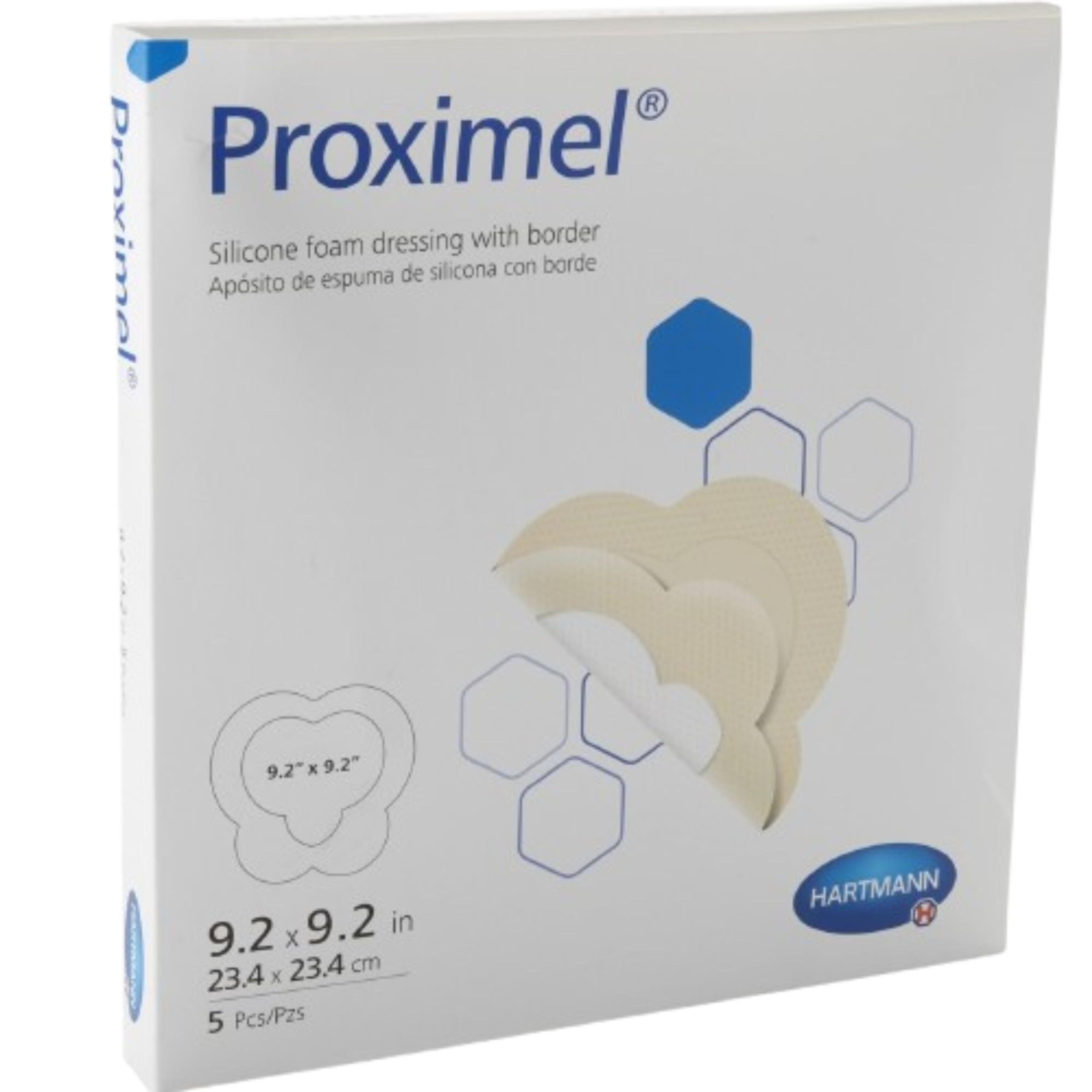 Proximel Silicone Foam Dressing with Border