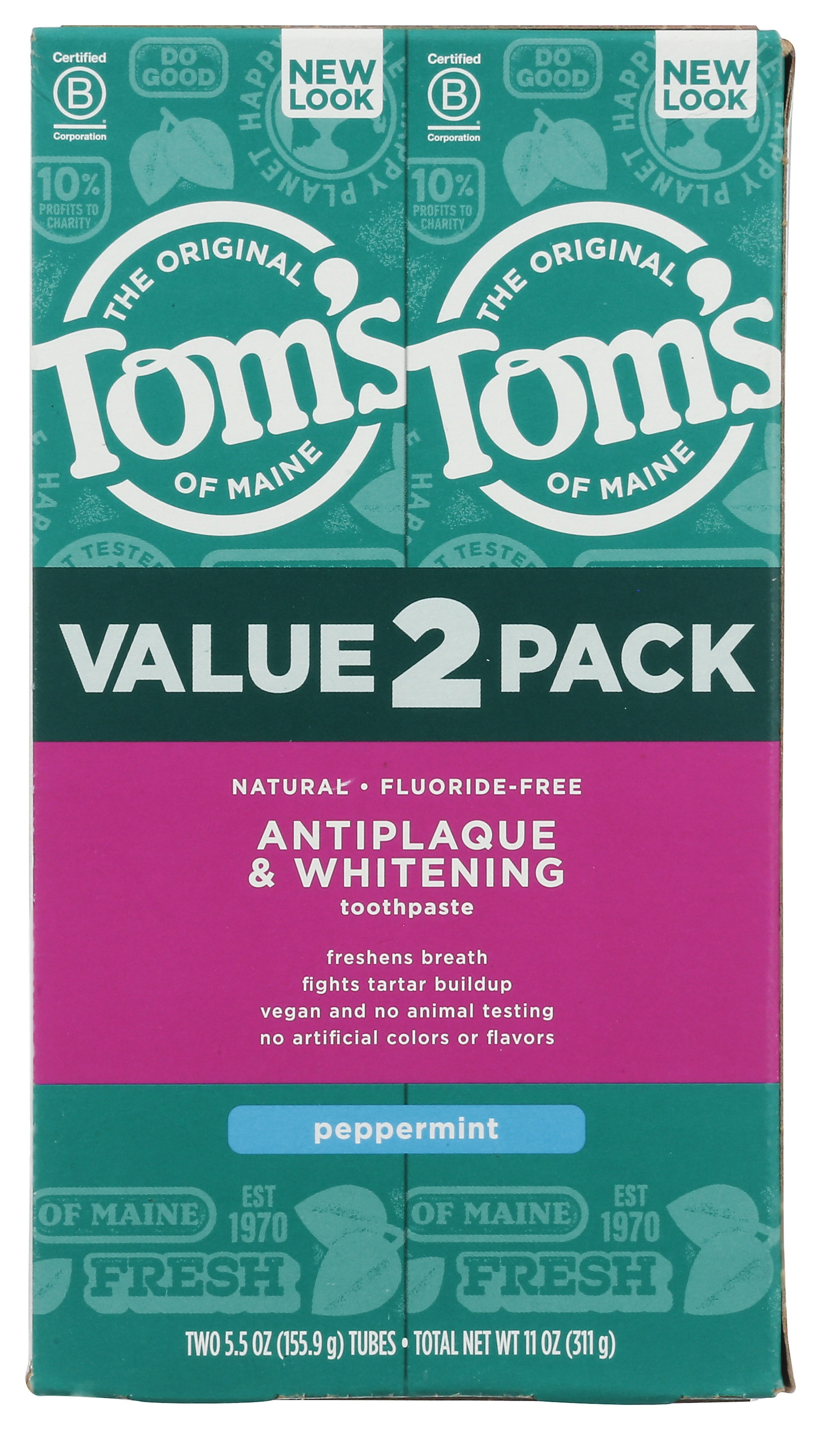 Tom's of Maine Antiplaque and Whitening Toothpaste