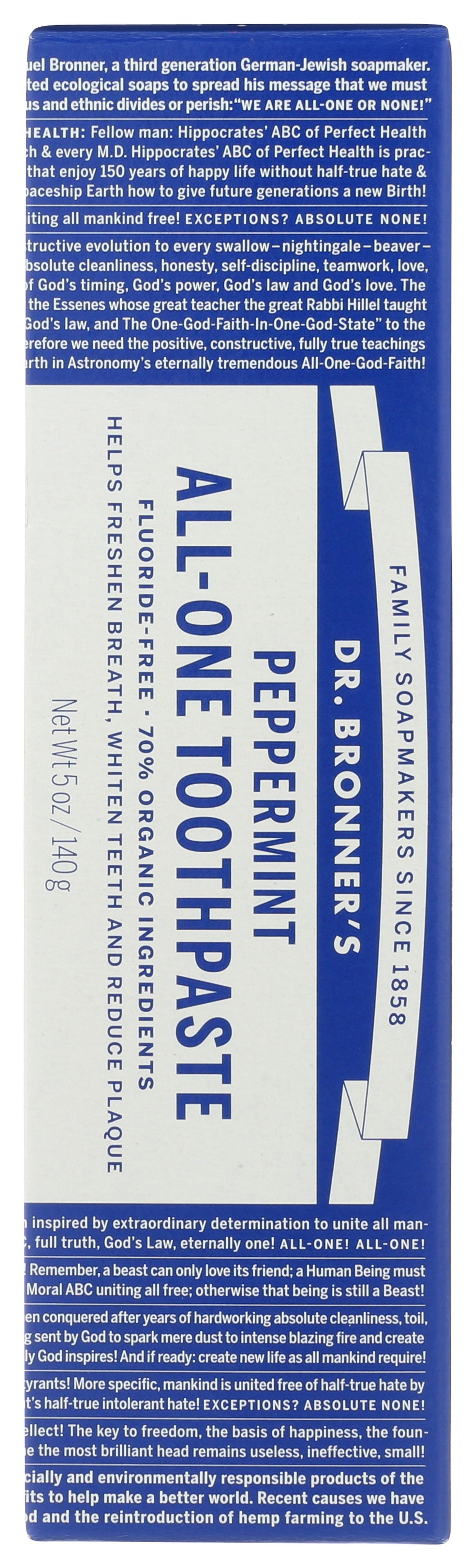 Dr. Bronner's Organic All-One Toothpaste
