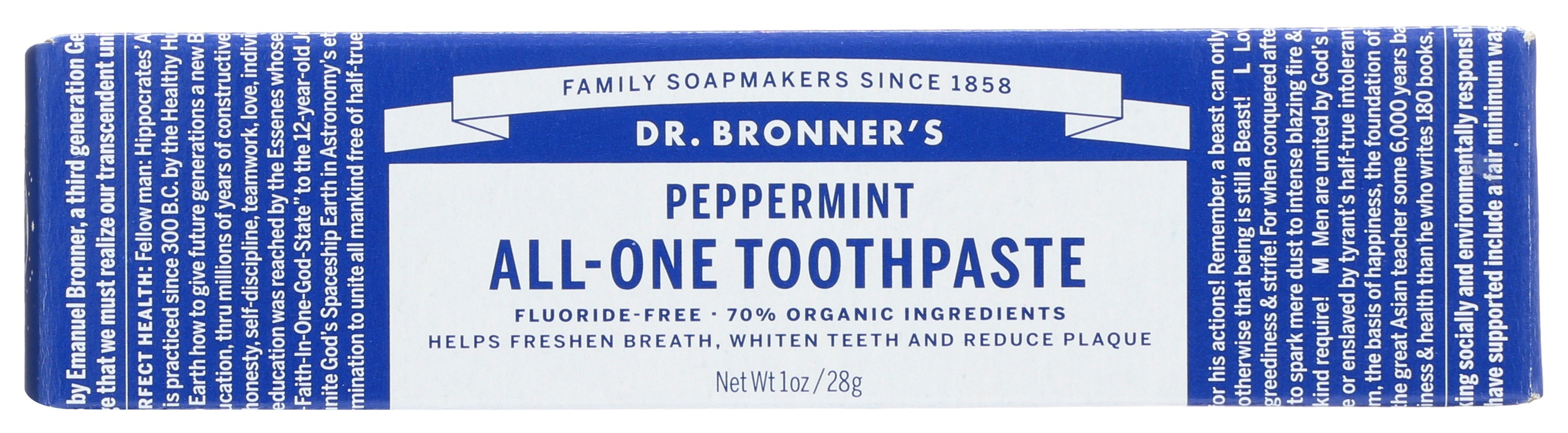 Dr. Bronner's Organic All-One Toothpaste