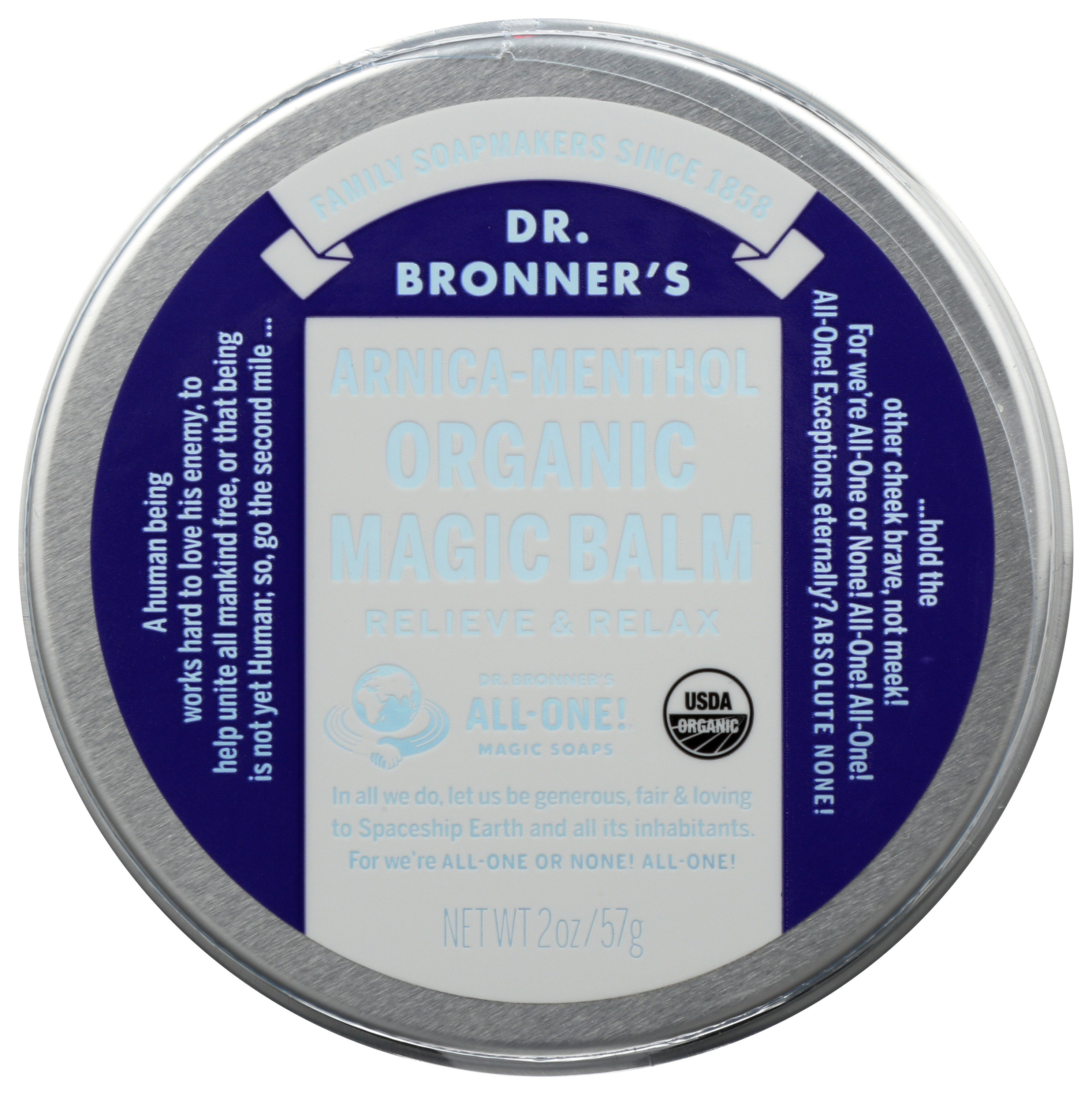 Dr. Bronner's Organic Arnica Menthol Magic Balm
