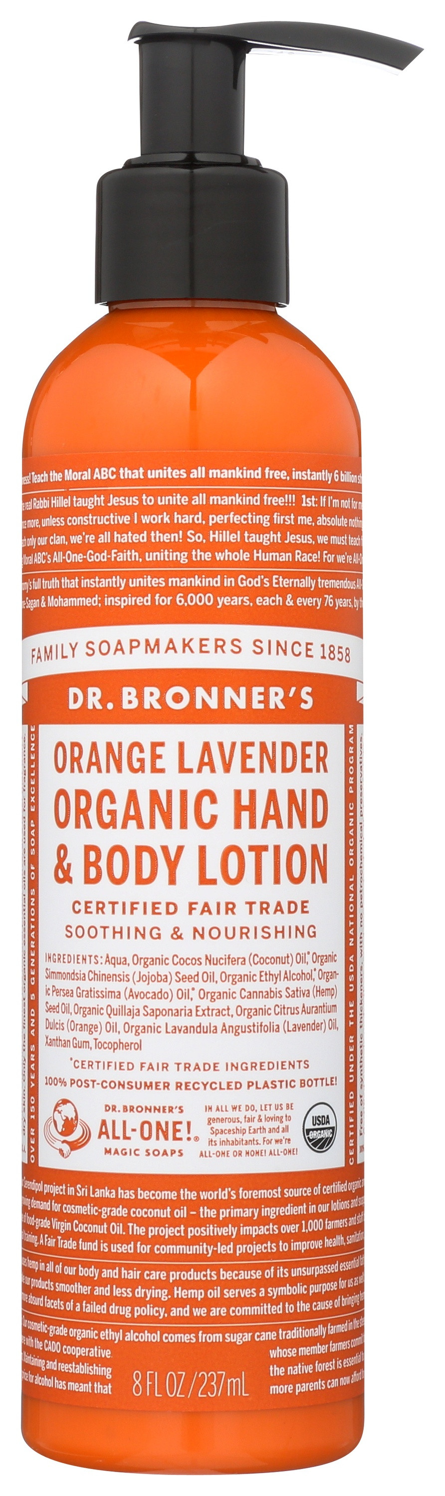 Dr. Bronner's Organic Hand & Body Lotion