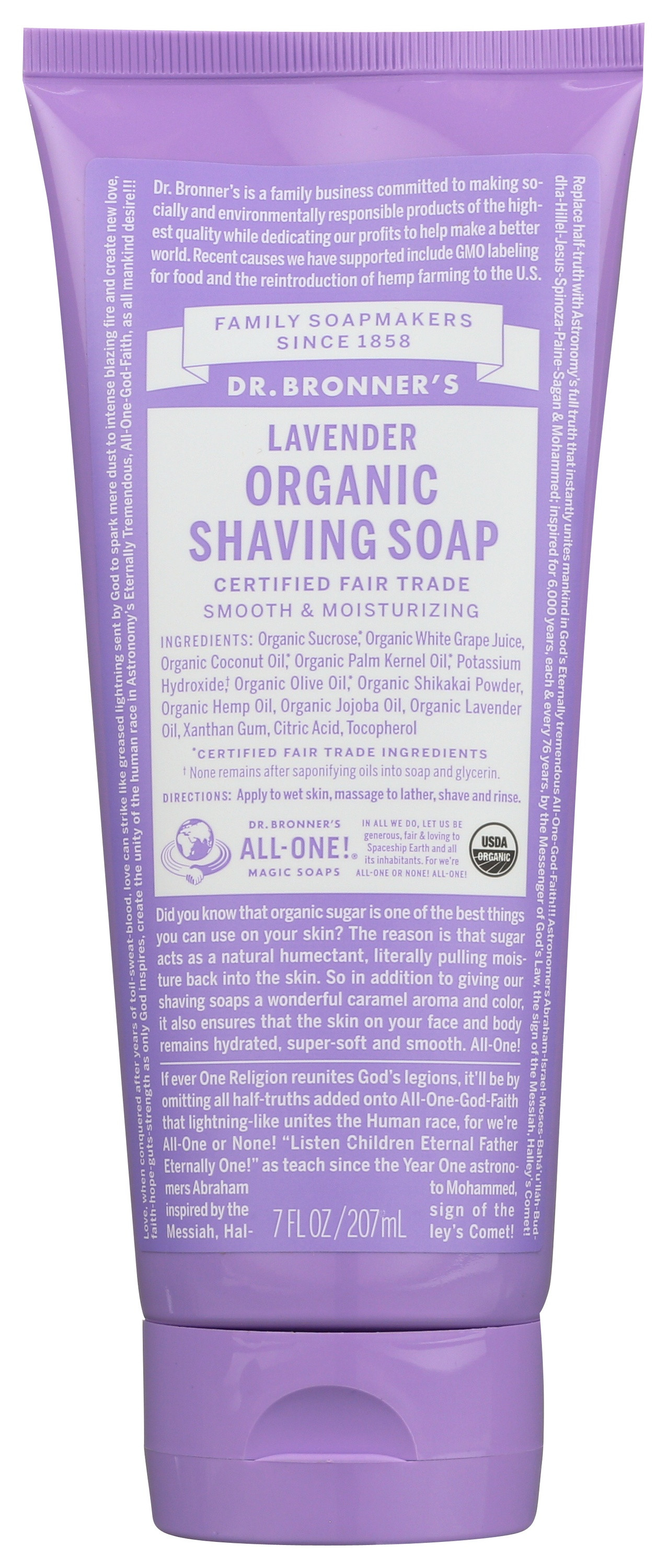 Dr. Bronner's Organic Shaving Soap