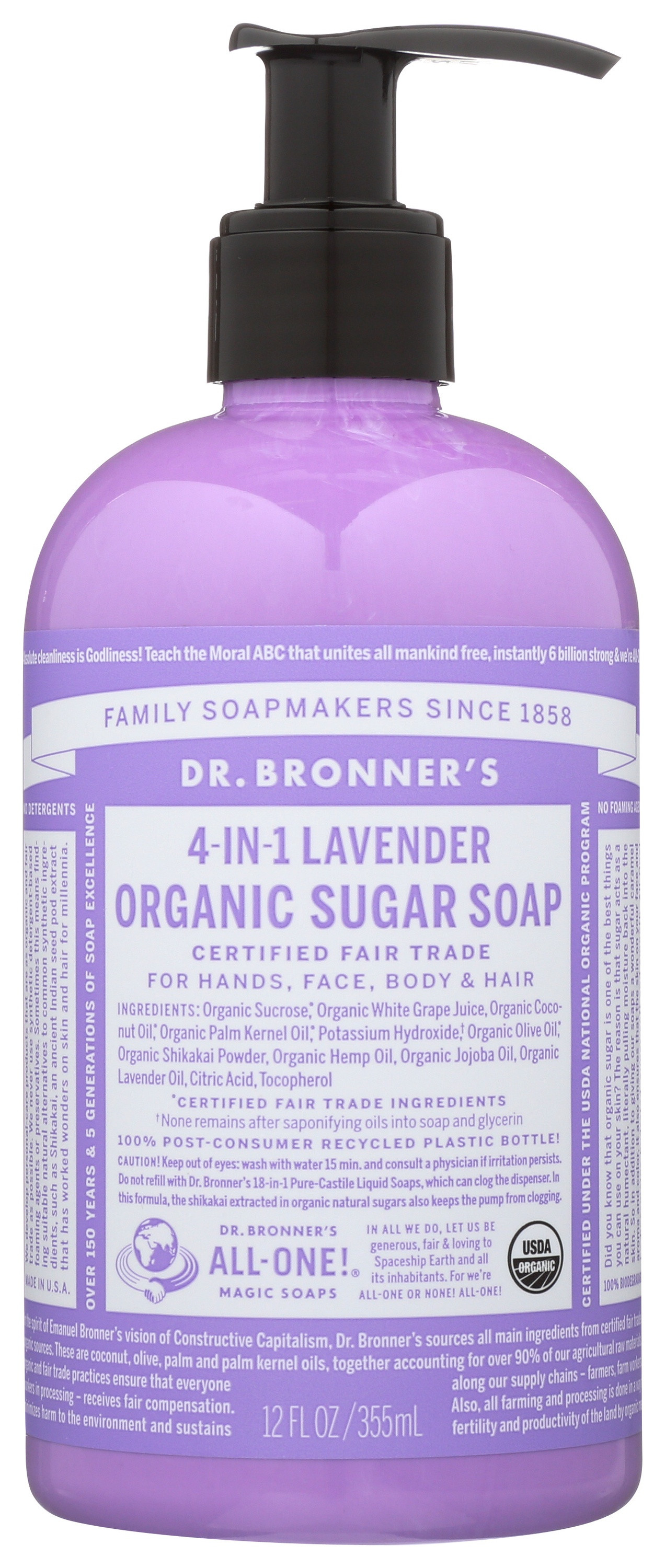 Dr. Bronner's Organic Sugar Soap