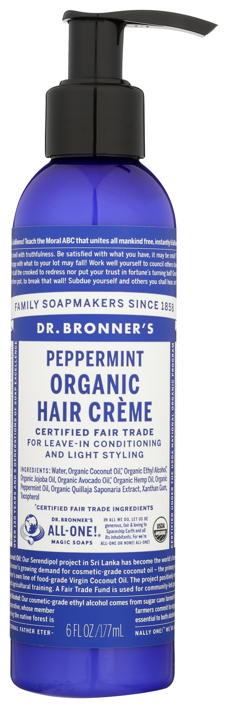 Dr. Bronner's Organic Hair Cream
