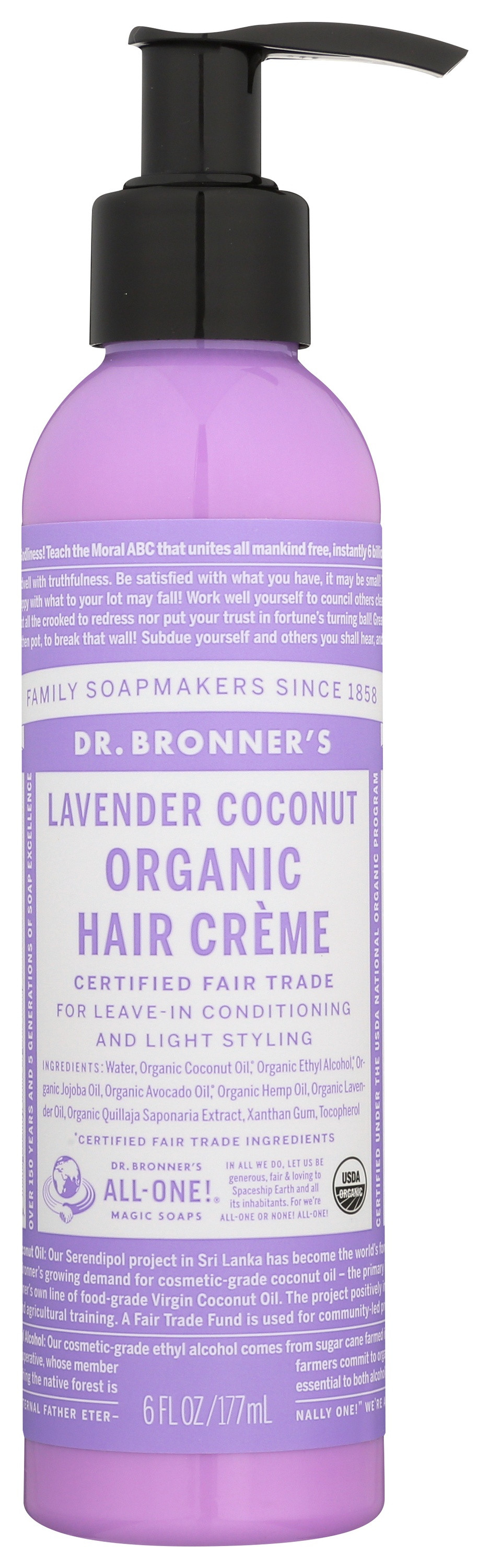 Dr. Bronner's Organic Hair Cream