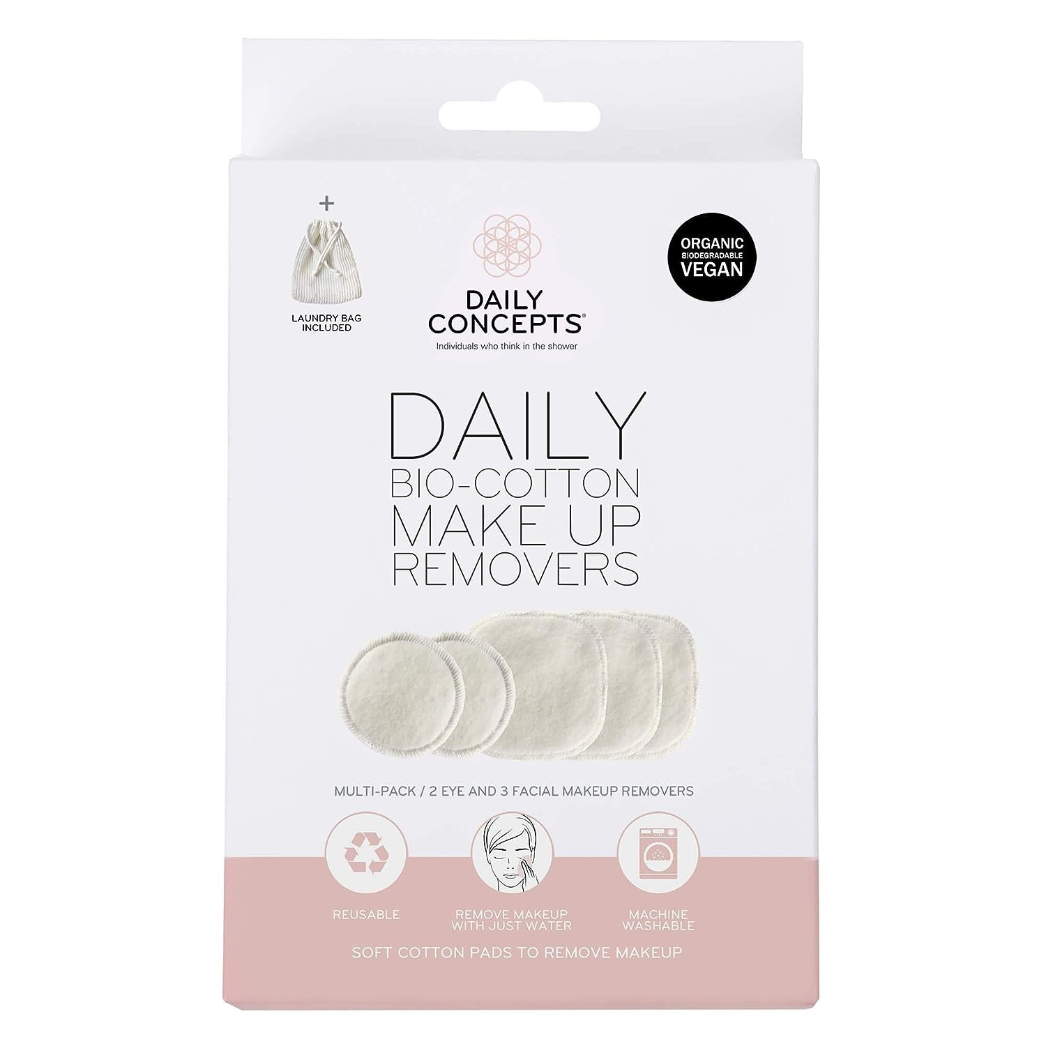 Daily Concepts Bio-Cotton Makeup Removers