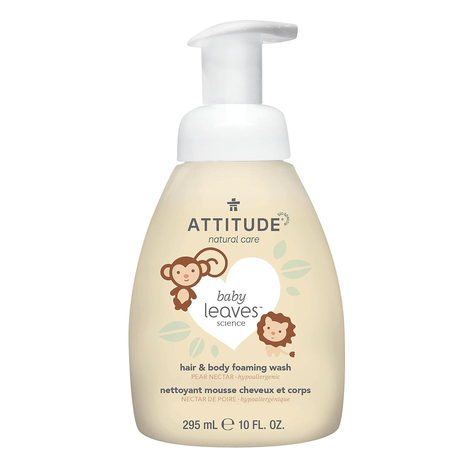 Attitude Baby Leaves Hair & Body Foaming Wash
