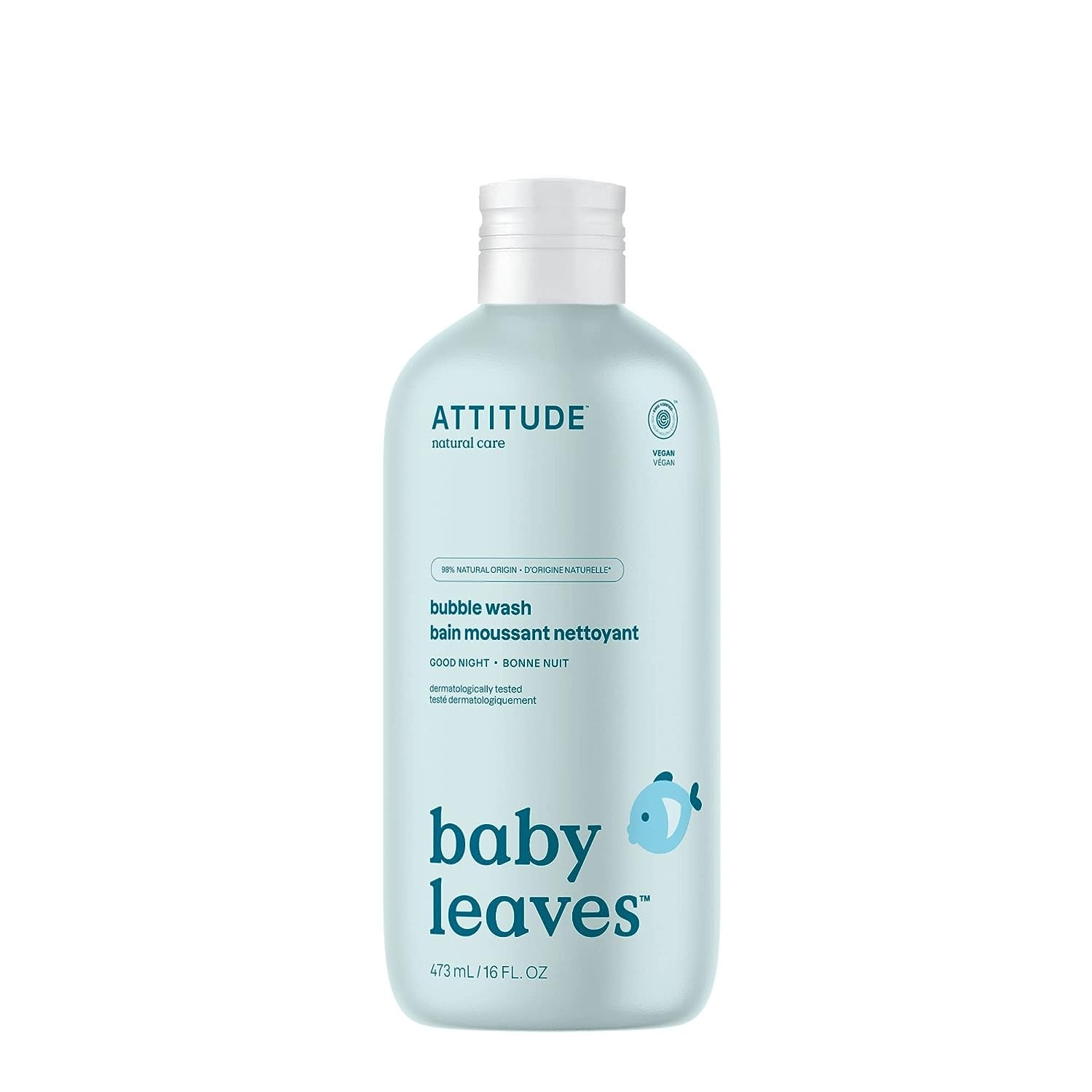 Attitude Baby Leaves Bubble Wash
