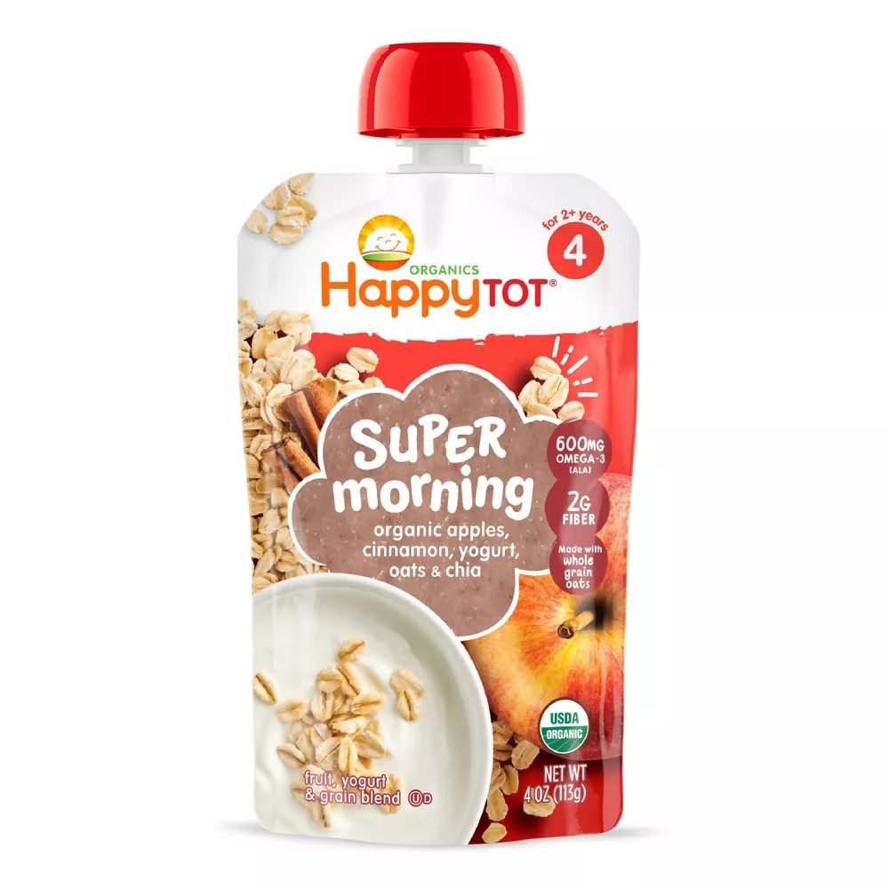 Happy Tot Super Morning Puree Pouches