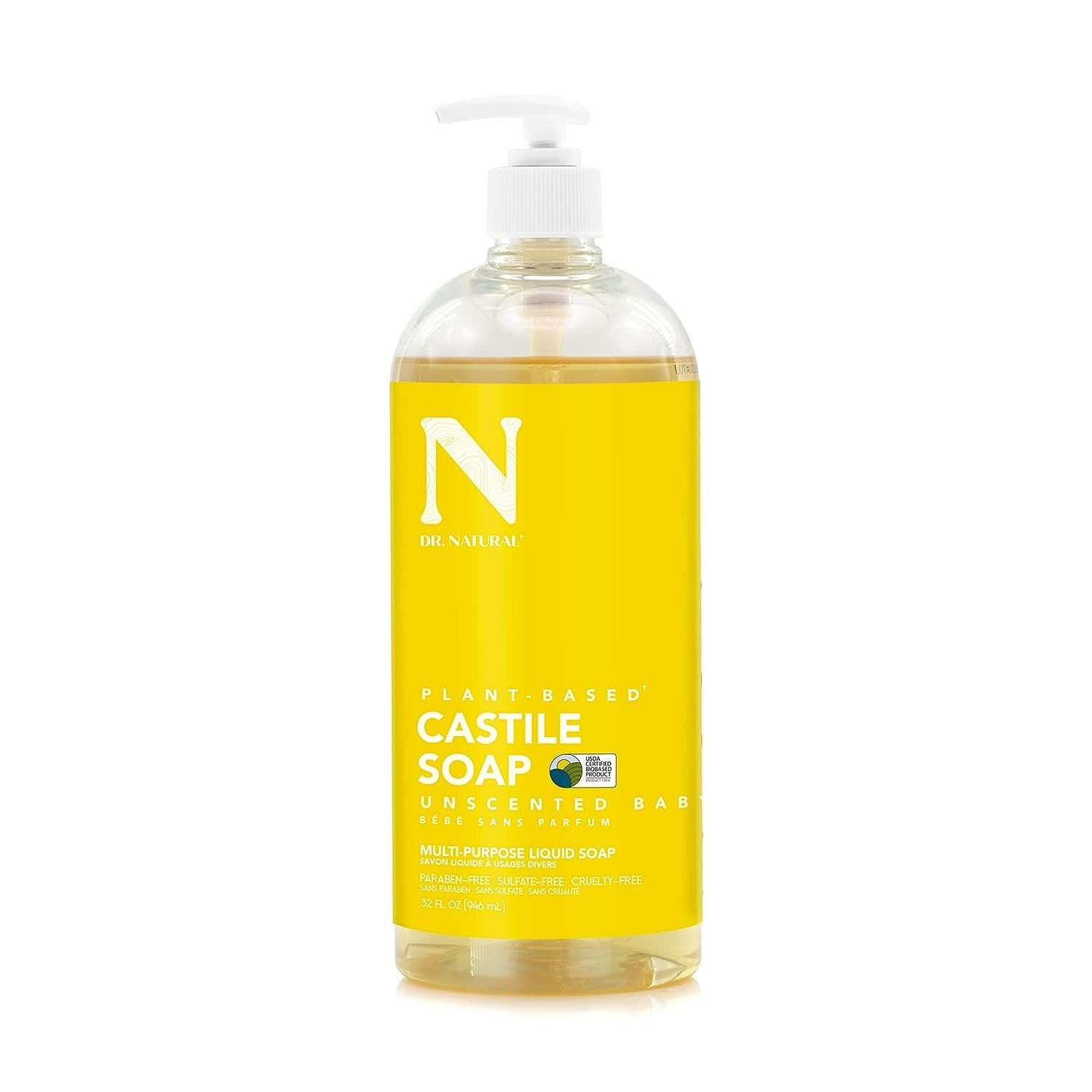 Dr. Natural Pure Castile Liquid Soap