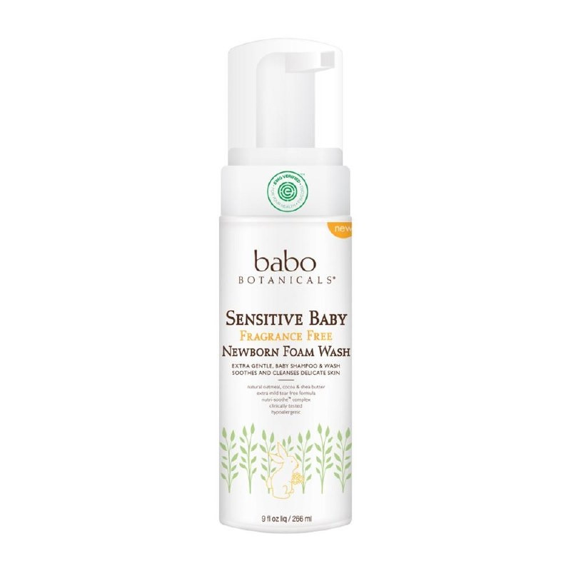 Babo Botanicals Sensitive Baby Newborn Foam Wash