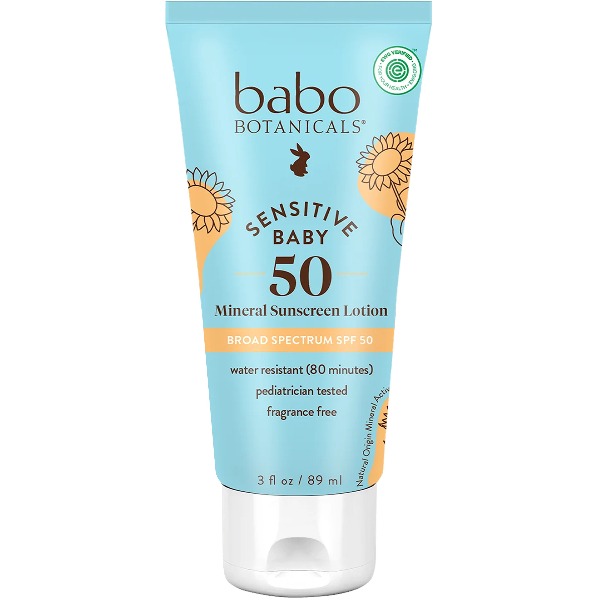 Babo Botanicals Sensitive Baby Mineral Sunscreen Lotion