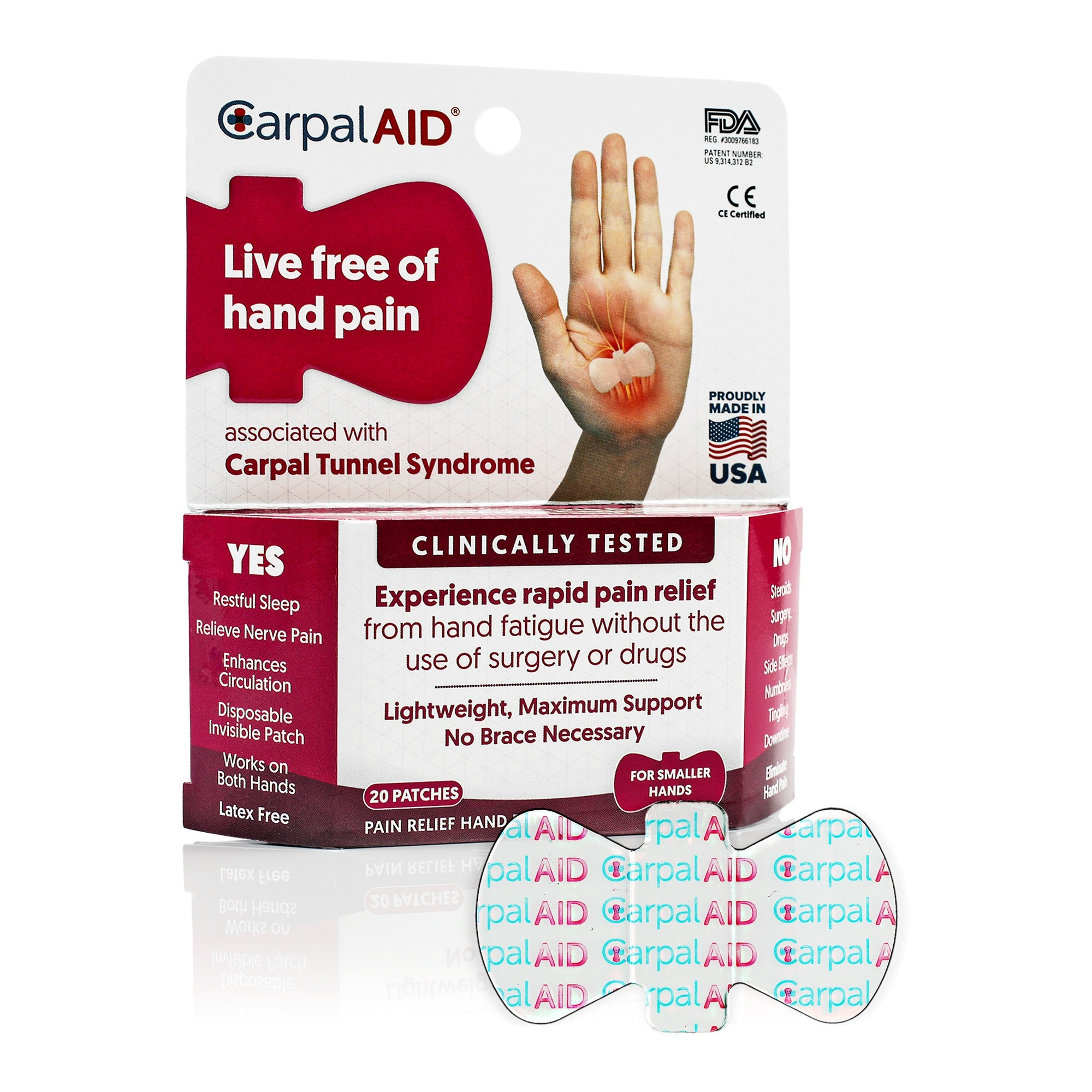 Carpal Aid Relief Patch