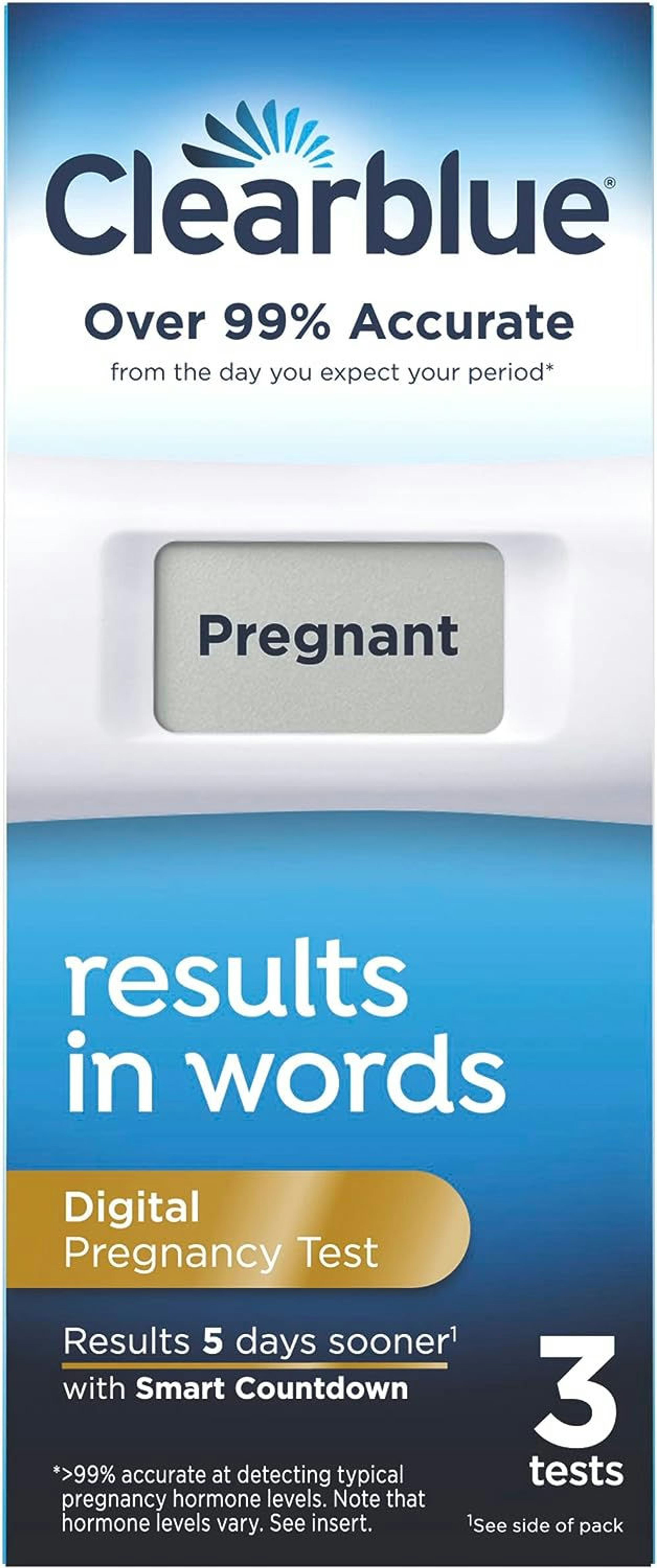 Clearblue Digital Pregnancy Test with Smart Countdown
