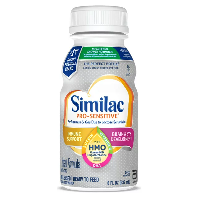 Similac Pro-Sensitive Human Milk Oligosaccharide Ready-To-Feed Infant Formula
