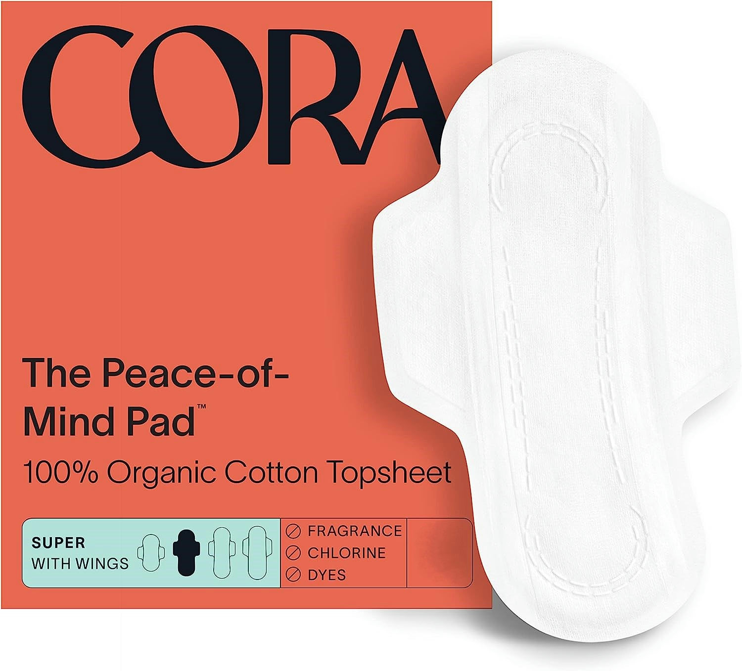 Cora Organic Cotton Topsheet Period Pads