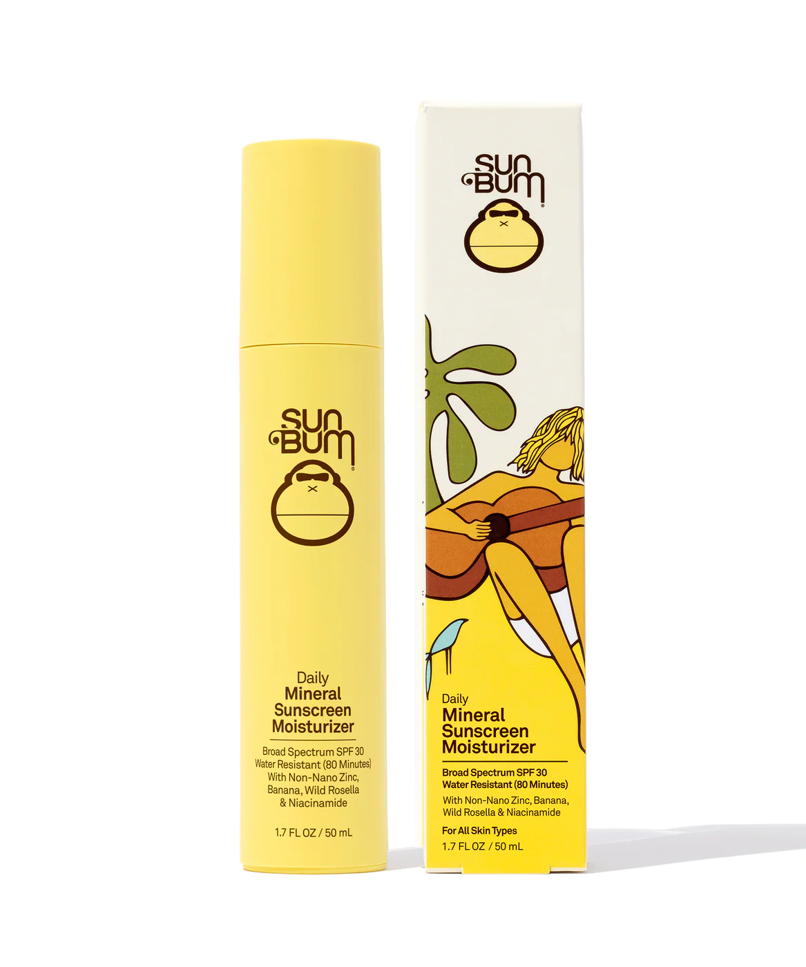 Sun Bum Daily Mineral Sunscreen Moisturizer, SPF 30