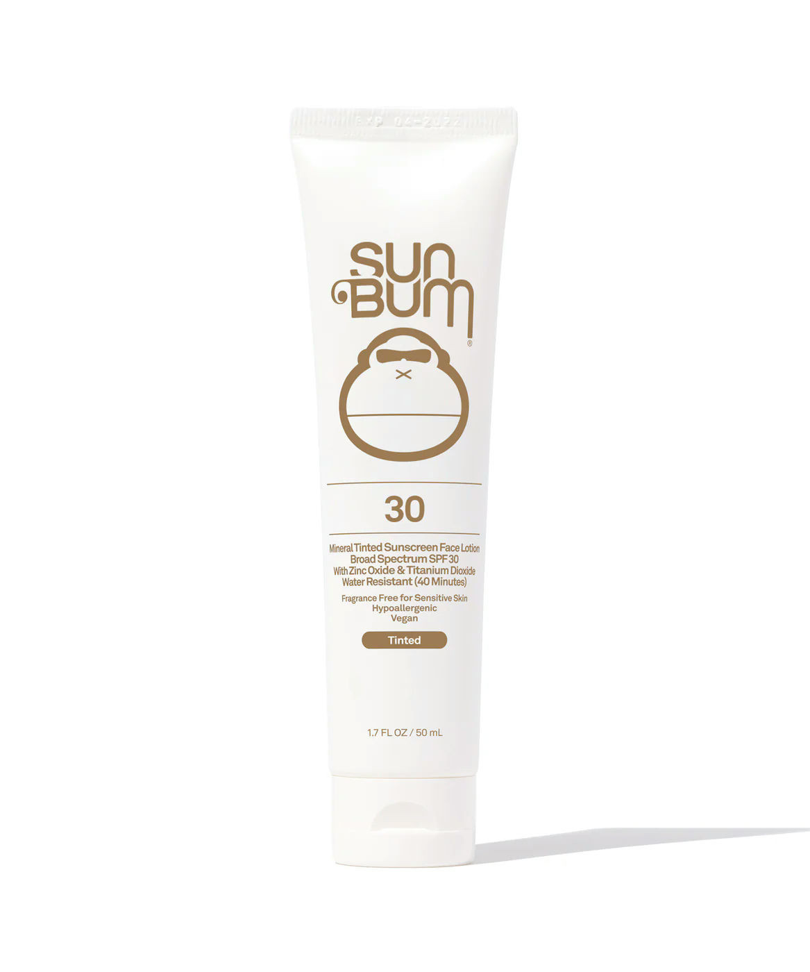 Sun Bum Tinted Mineral Sunscreen Face Lotion, SPF 30
