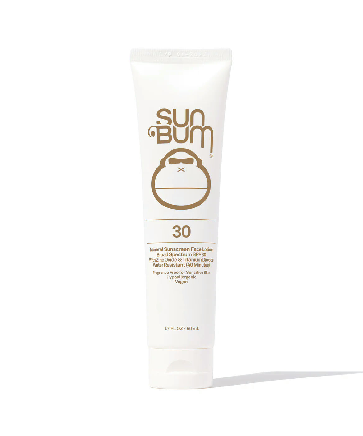 Sun Bum Non-Tinted Mineral Sunscreen Face Lotion, SPF 30