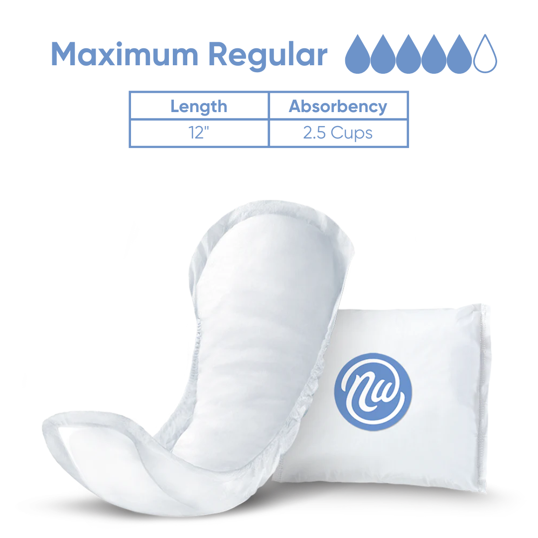 Nexwear Maximum Incontinence Pad, Heavy Absorbency