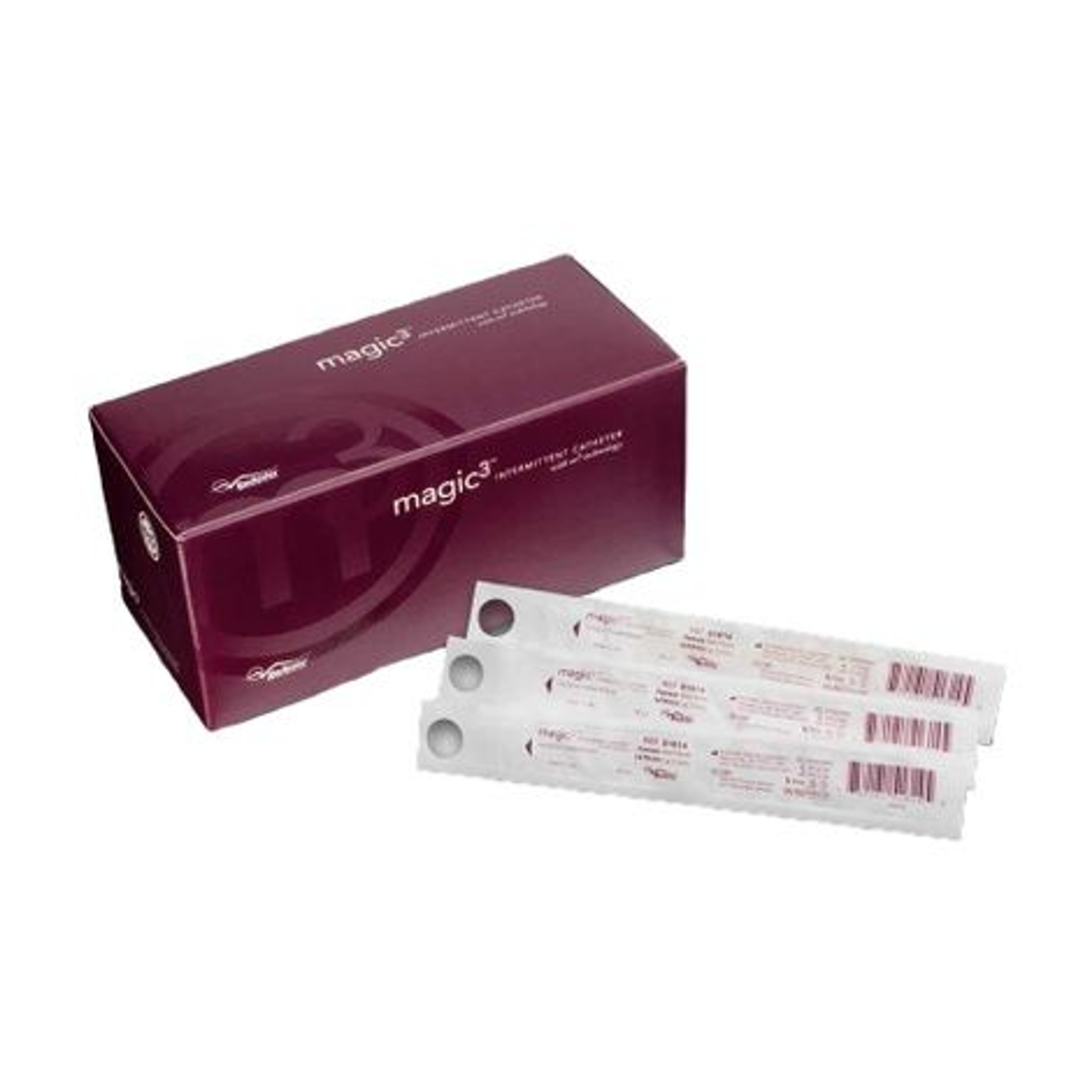 Magic3 Hydrophilic Female Intermittent Straight Tip Catheter, 6" Length