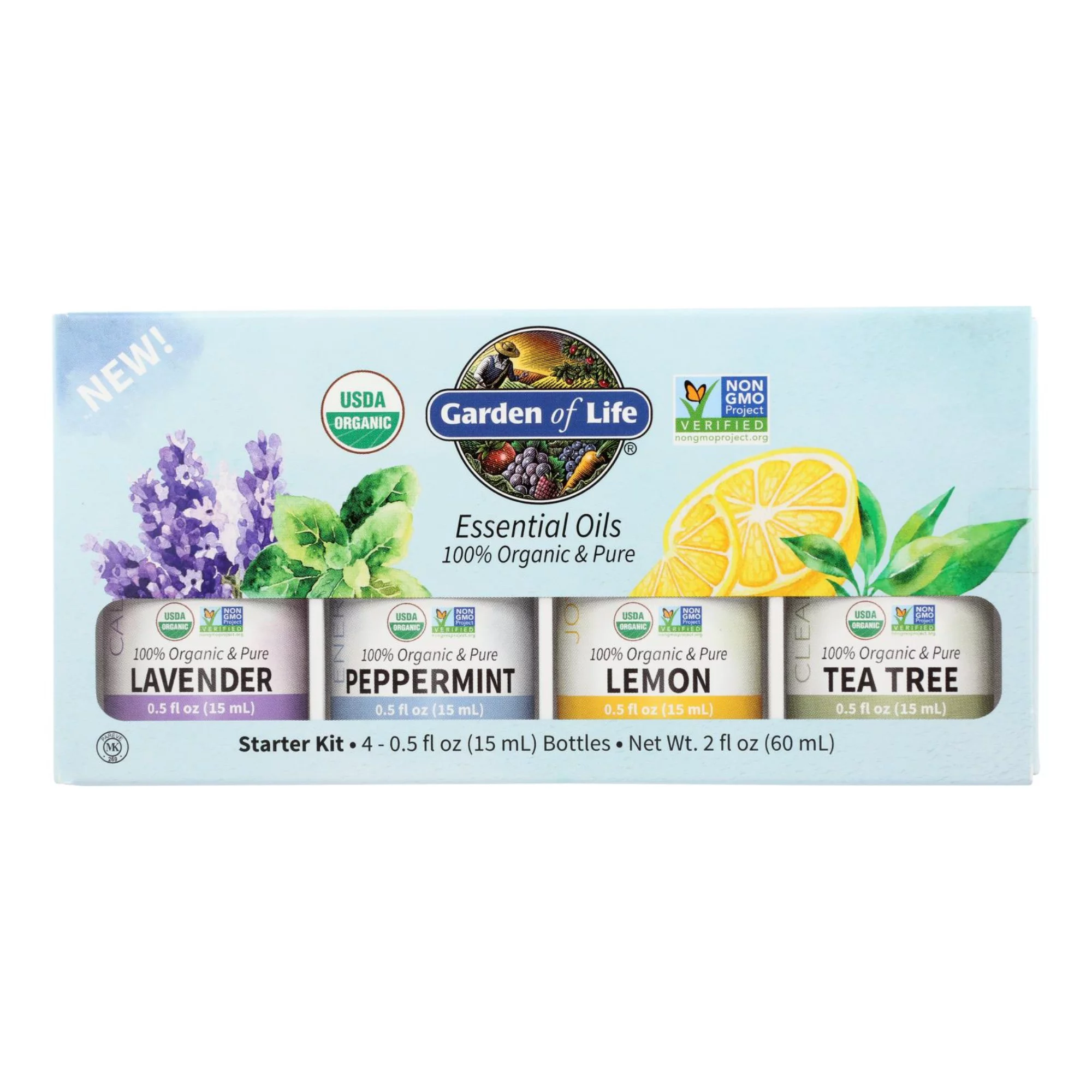Garden Of Life, Organic Essential Oil Starter Kit