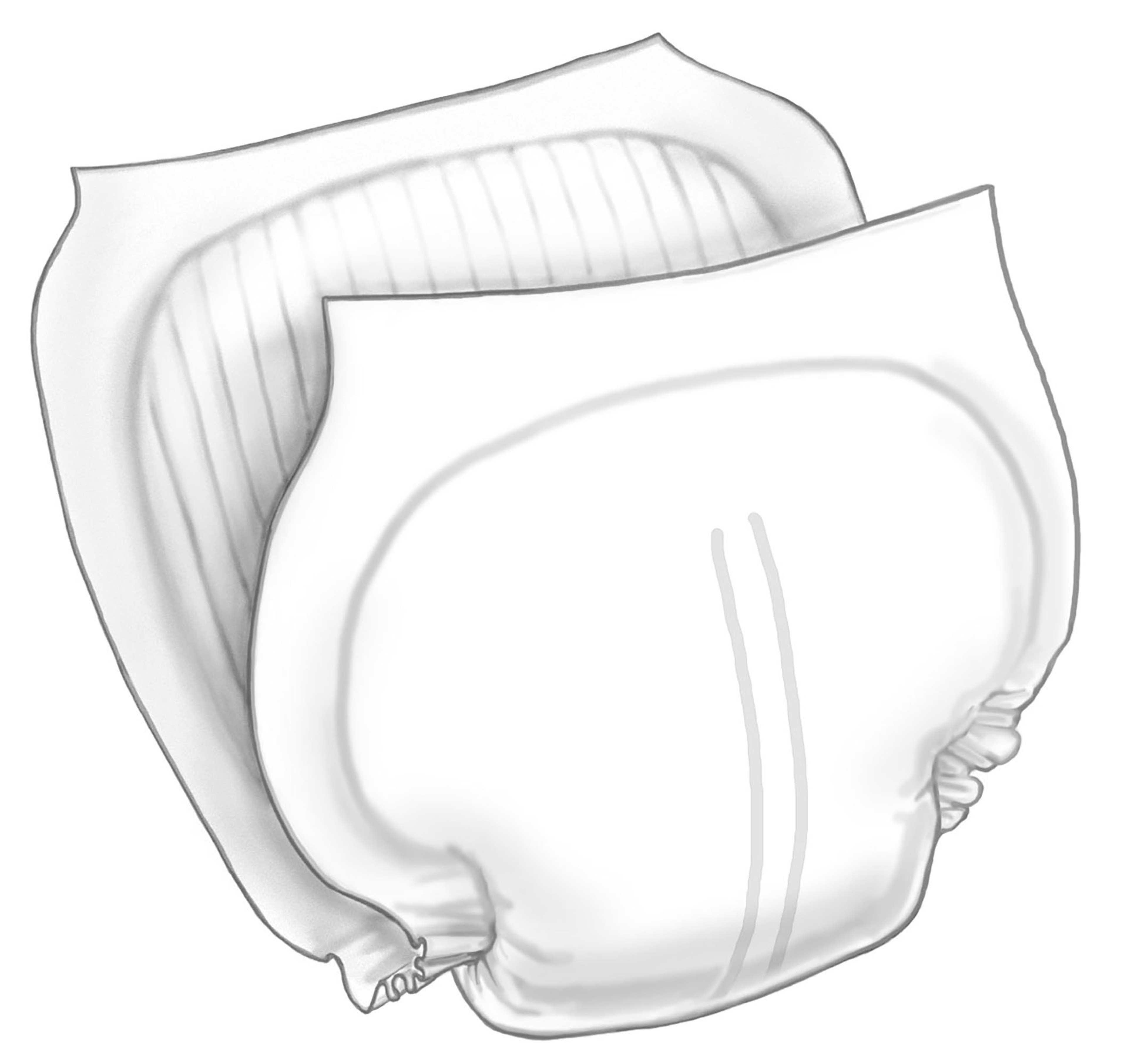 Wings Adult Unisex Disposable Incontinence Liner, Moderate Absorbency