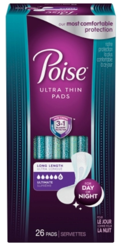 Poise Ultra Thin Pads, Ultimate