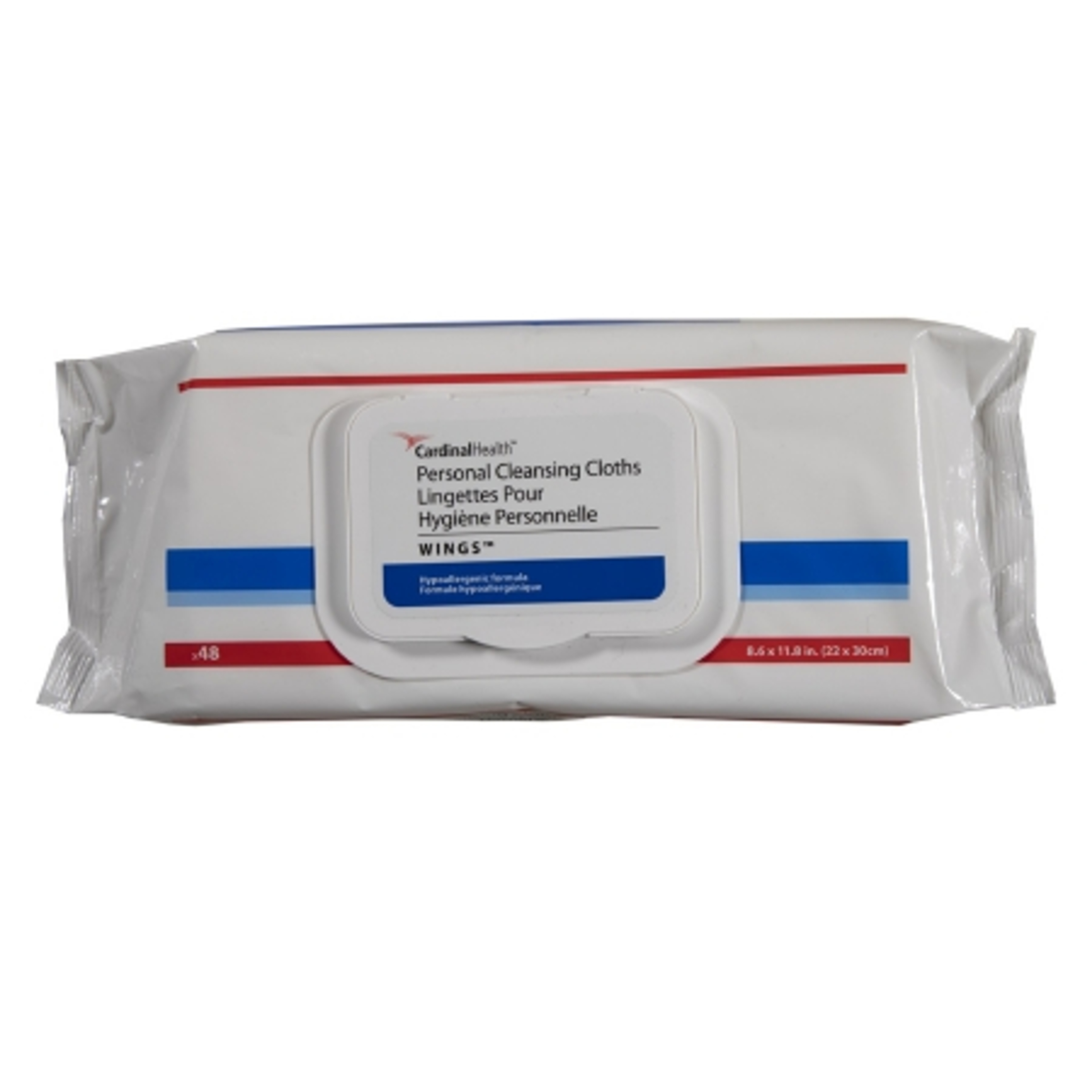 Cardinal Health Personal Cleansing Cloths, Wings, Soft Pack, Scented