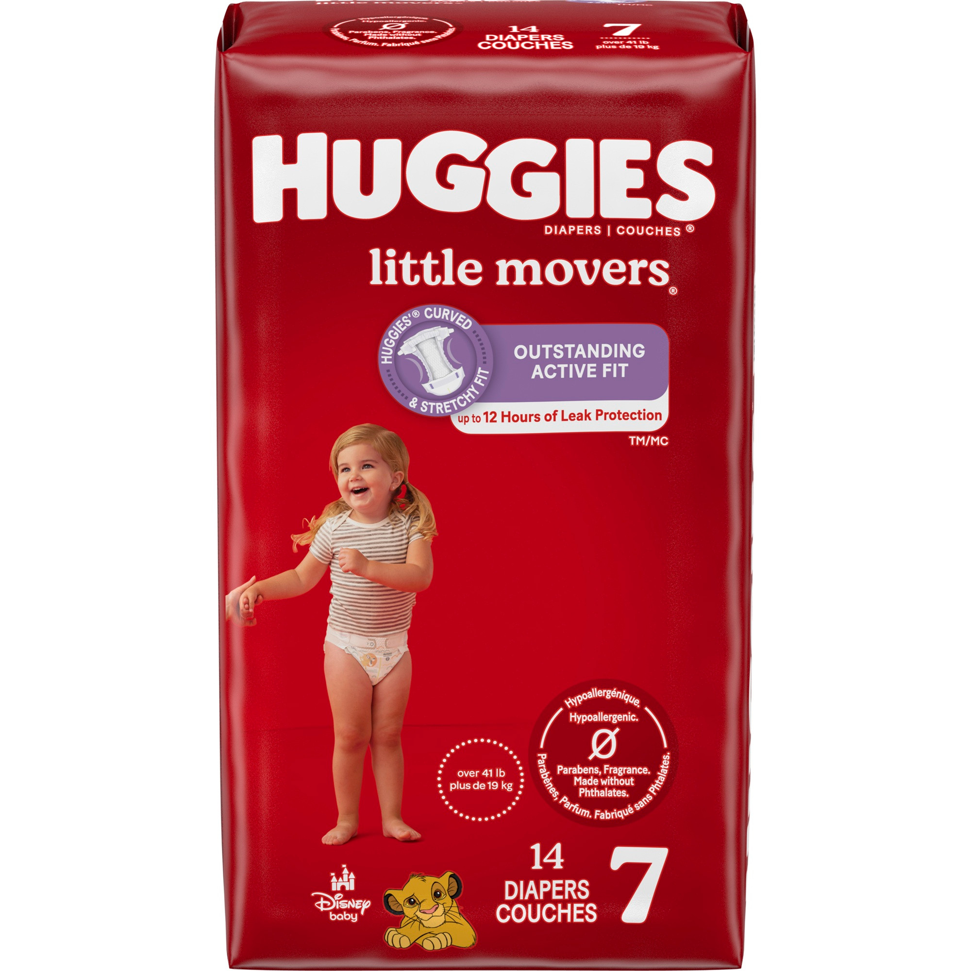 Huggies Little Movers Diapers, Moderate Absorbency