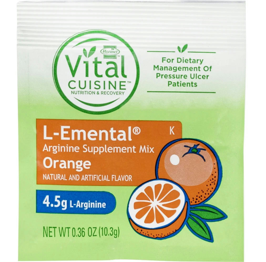 Vital Cuisine L-Emental Arginine Orange Flavor Powder