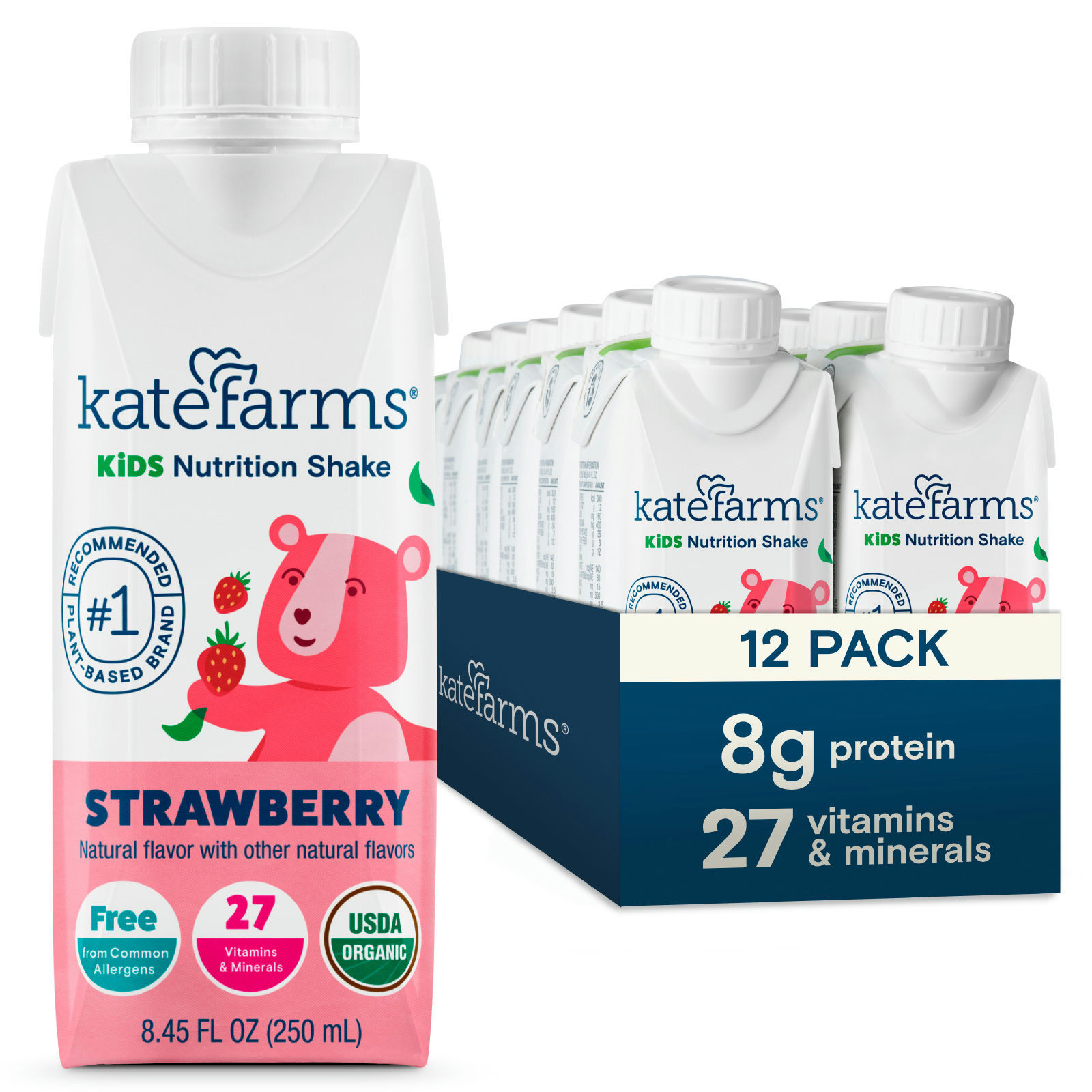 Kate Farms Pediatric Nutrition Shake, 8.45 oz.